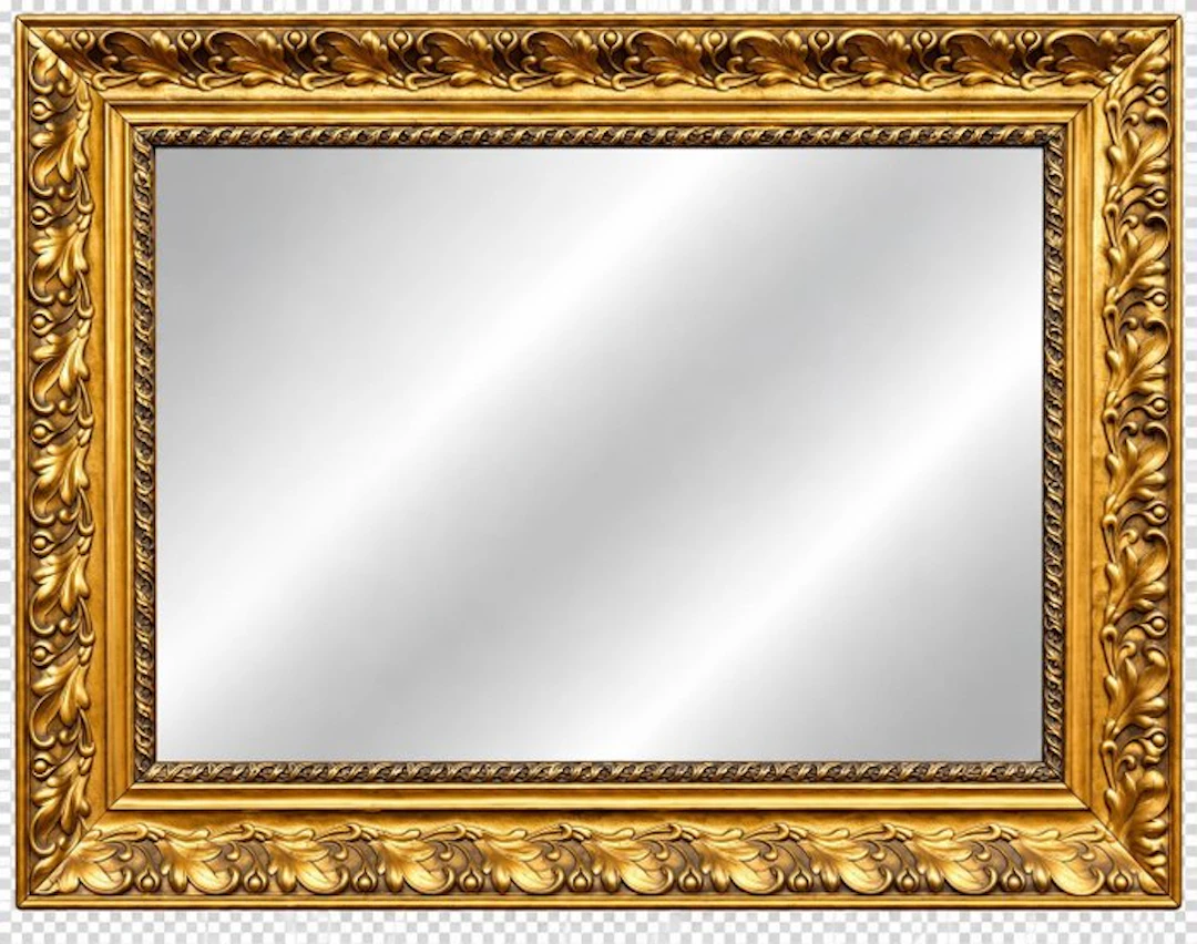 Wall mirror - giltwood - Baroque Carved Mirror