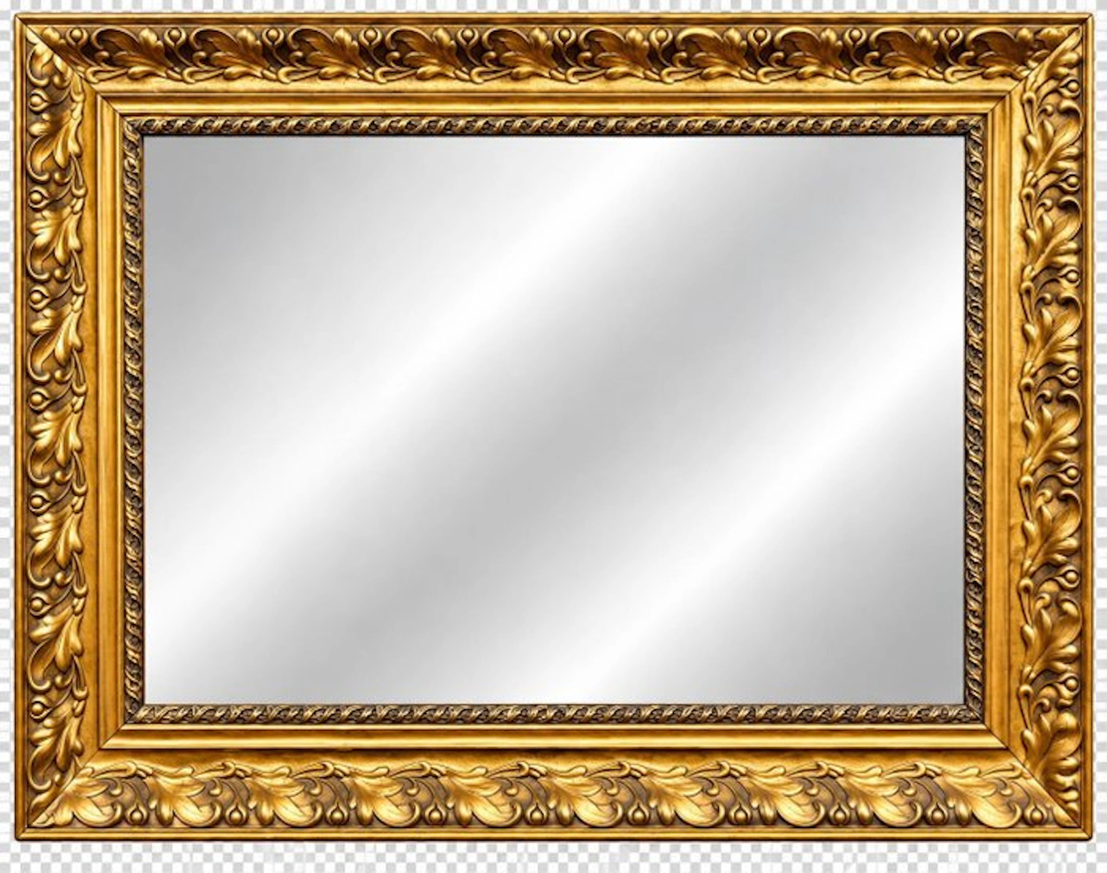 Wall mirror - giltwood - Baroque Carved Mirror