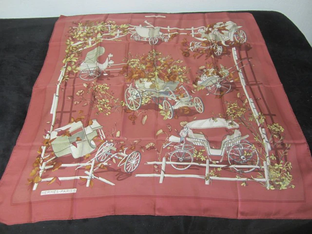 Hermès - Au Bois Dormant DE STOPPA DE 1983 unique edition - Foulard