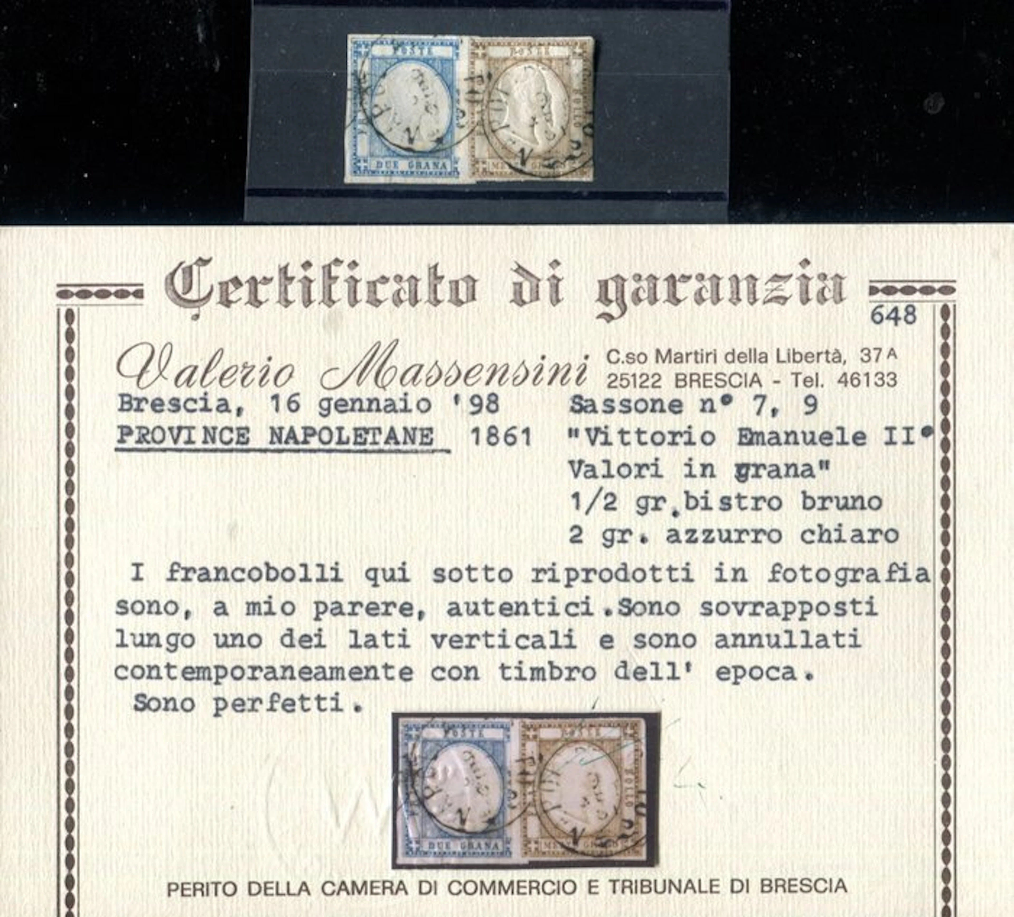 Italian Ancient States - Naples 1861 - Neapolitan Provinces
