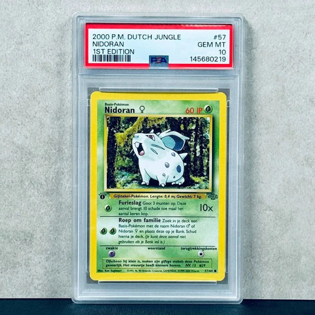 Pokémon Graded card - Nidoran #57 2000 P.M