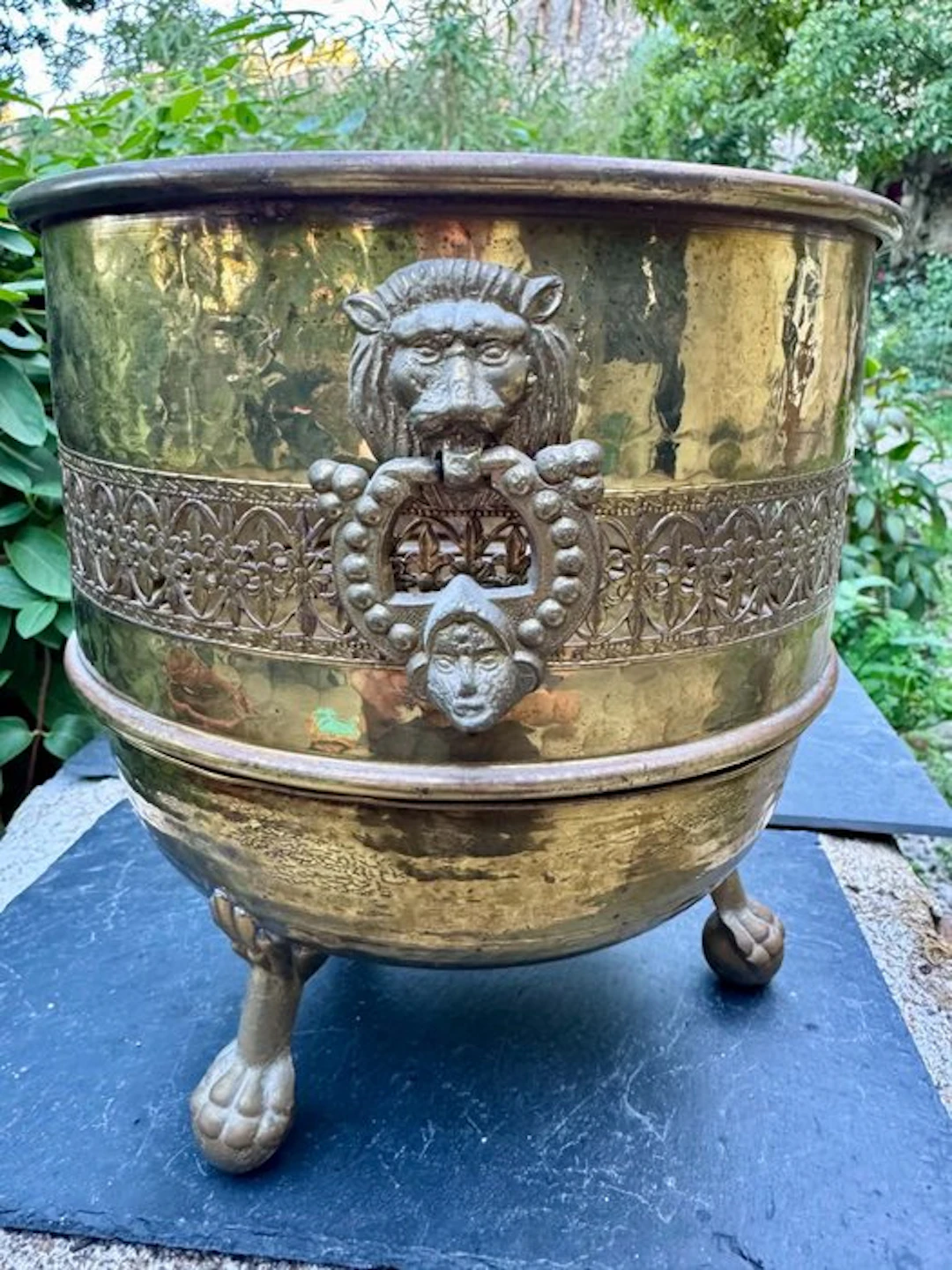 Jardinière - Brass - Art Nouveau