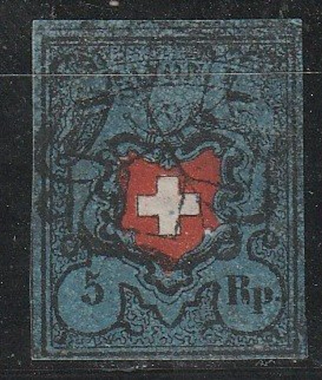 Switzerland 1852 - Rayon I, splendid signed copy - SBK nrs 15I