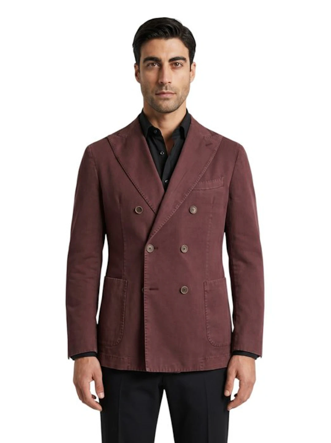 SANTANIELLO SALERNO - 48 IT - Blazer Double-Breasted...