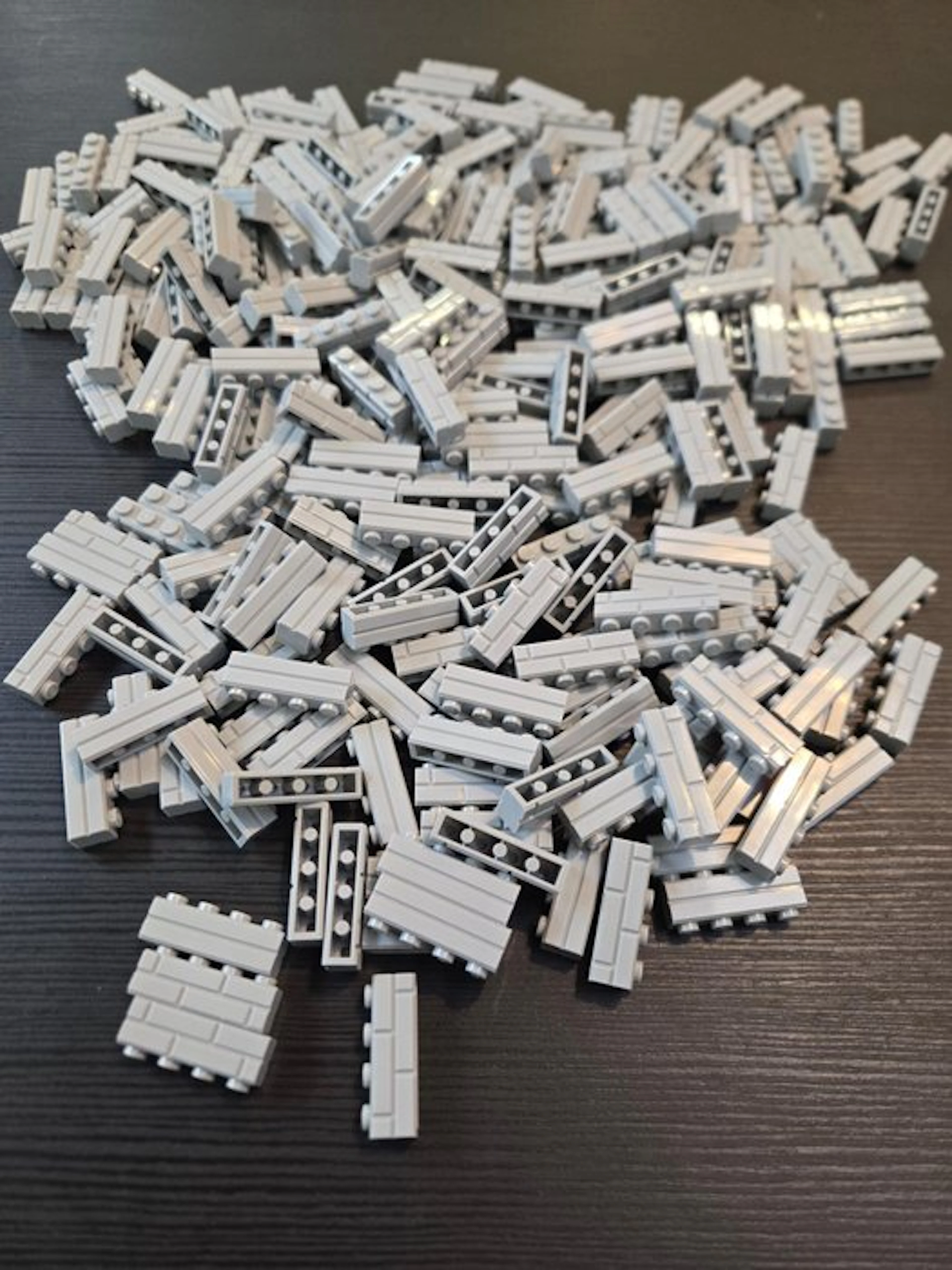 LEGO - Toy New Brick Modified 1 x 4 with Masonry Profile...