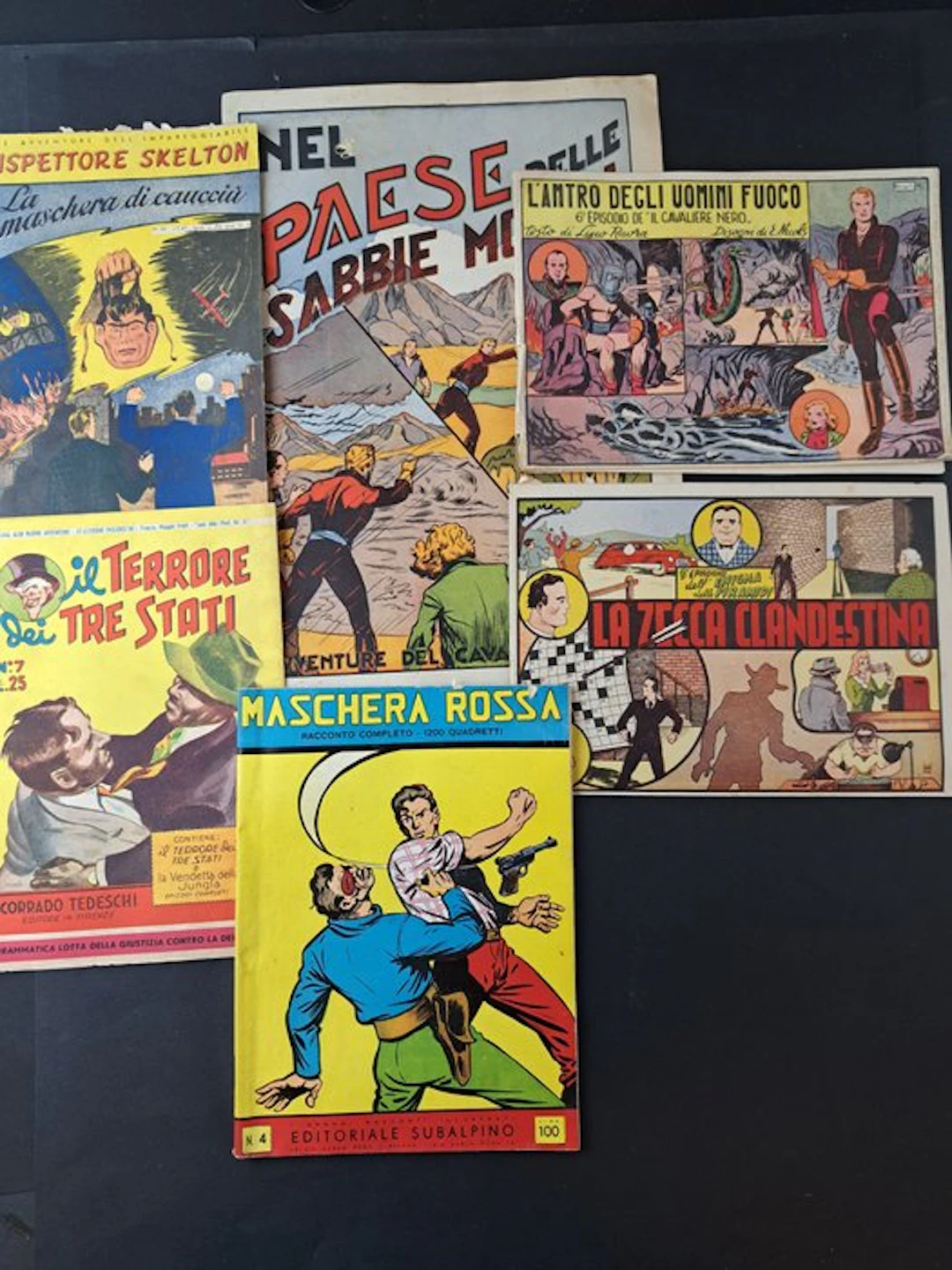 Skelton, Cavaliere Nero e Altri Neri anni '40 - 7 Comic...