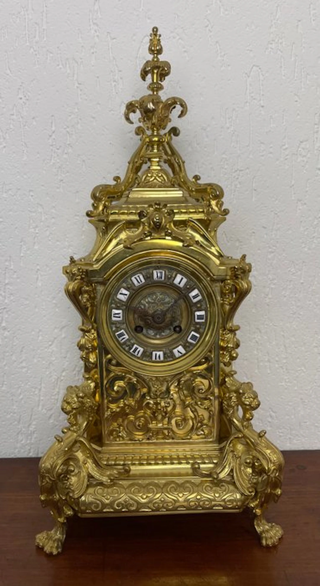 Clock Louis XVI Bronze - 1850-1900 - with cartouches