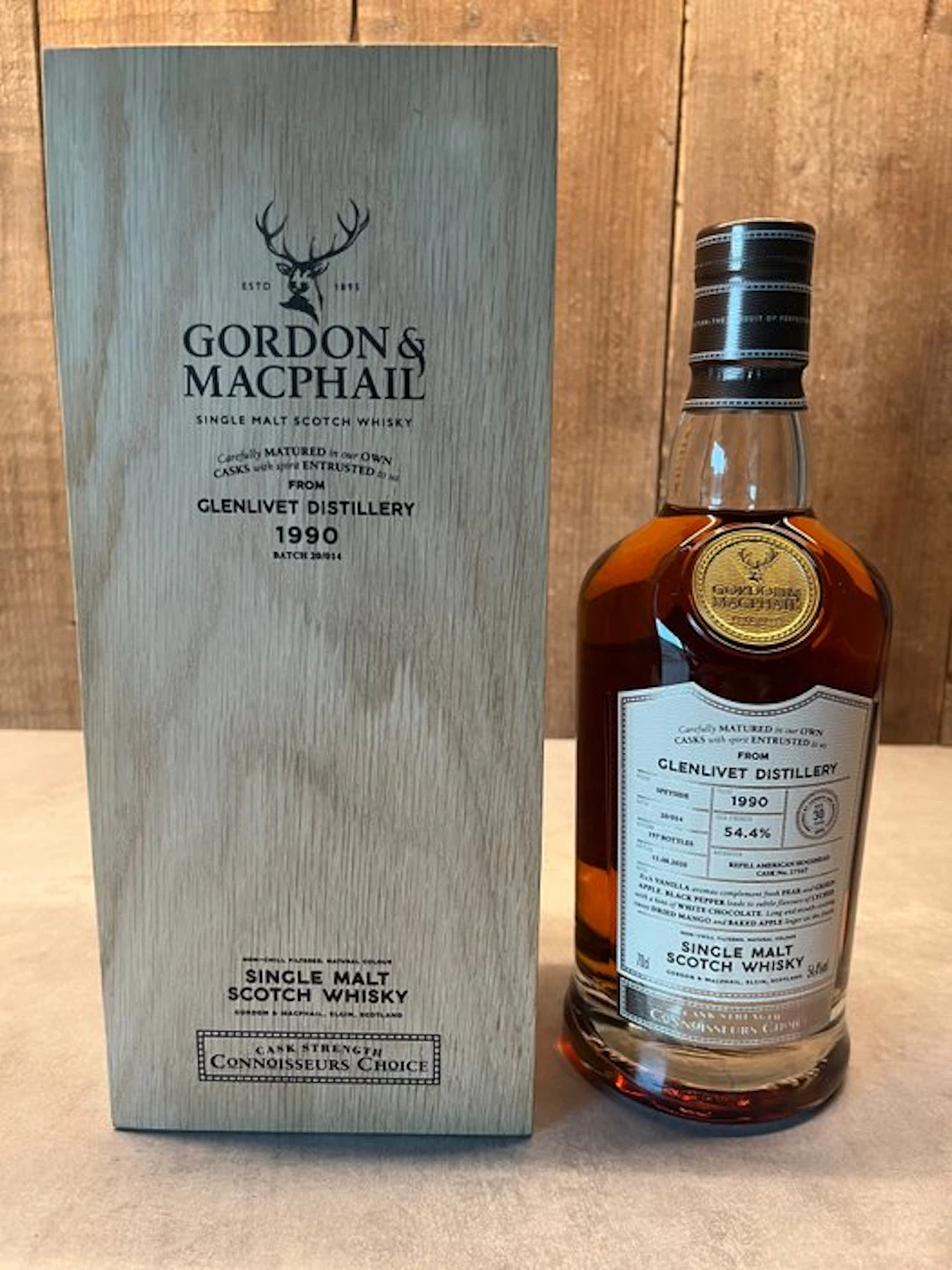 The Glenlivet 1990 30 years old Connoisseurs Choice - Gordon & MacPhail - b