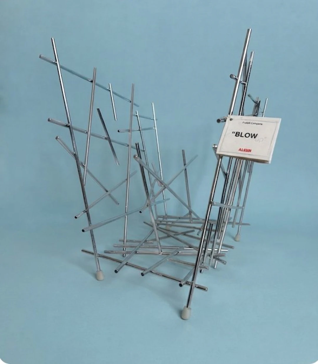 Alessi - Fernando & Humberto Campana - Magazine rack - Blow Up - Stainless