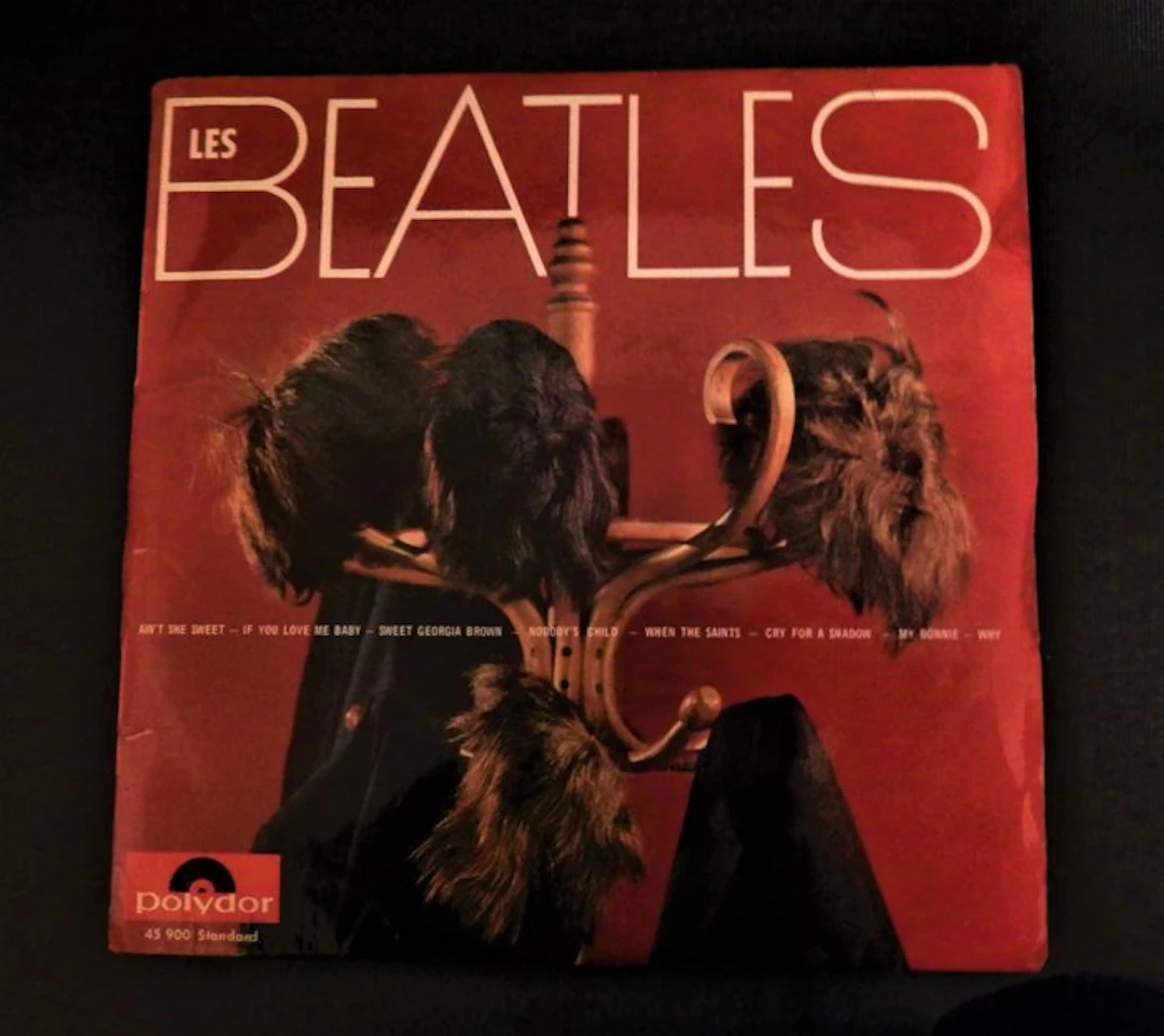 Beatles - Les Beatles ("Les perruques") - orange label...