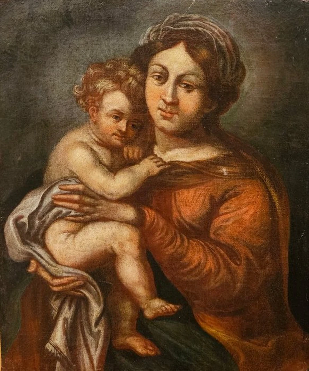 Giuseppe Nuvolone (1619 – 1703), Circle of - Madonna and Child - NO RESERVE