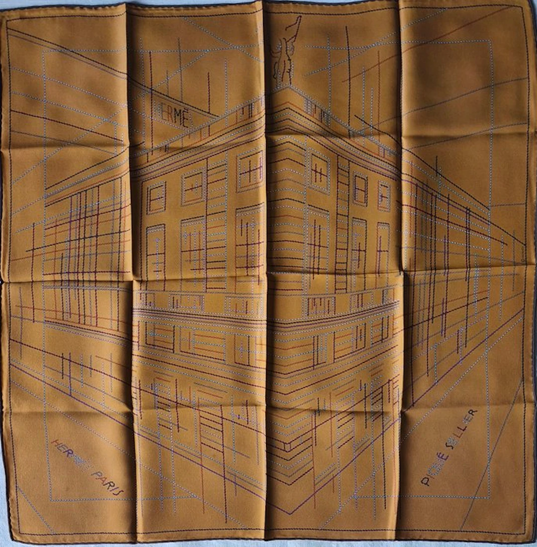 Hermès - PIQUÉ SELLIER by Cyrille Diatkine - Foulard