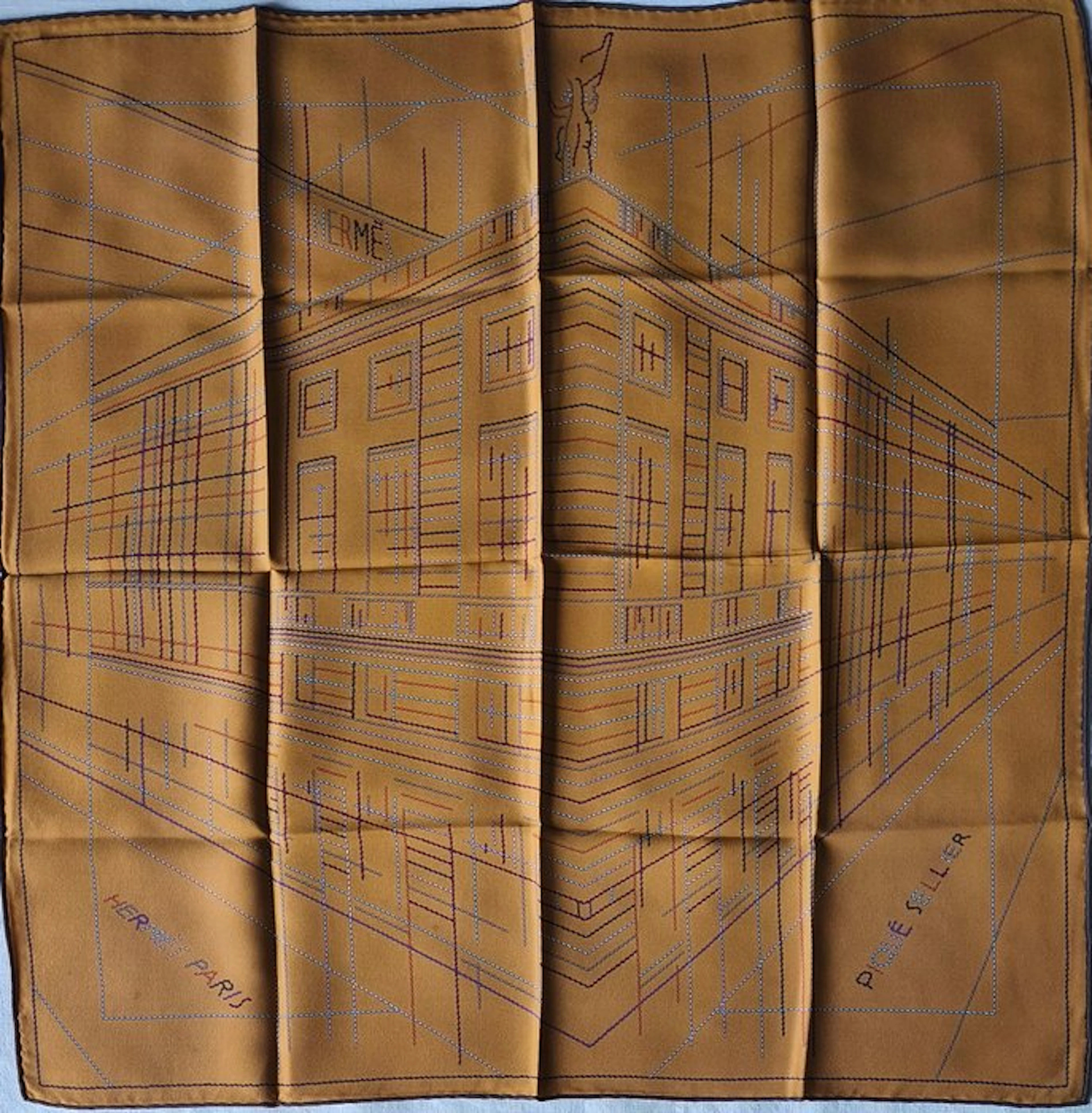 Hermès - PIQUÉ SELLIER by Cyrille Diatkine - Foulard