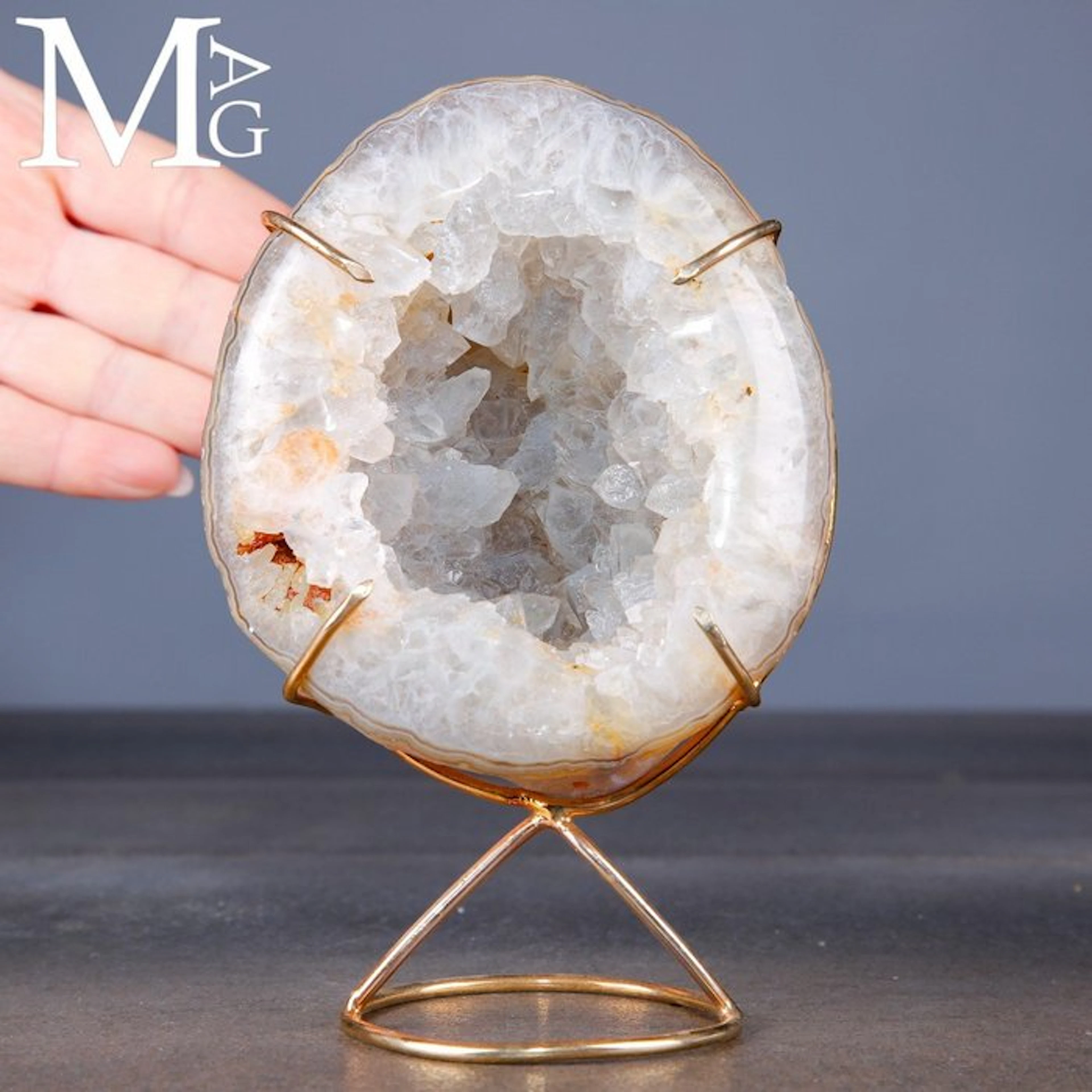 Natural Mineral Geode with Wonderful Inner...