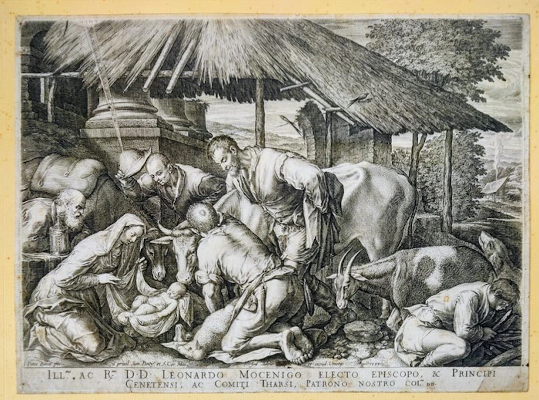 Jan Sadeler I (1550-1600) after Jacopo Bassano - The...