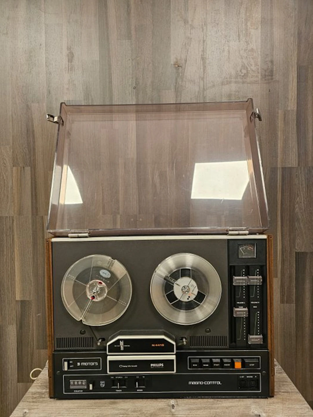 Philips - N4415 / 4-Track, 2-Channel, 3-Speed Reel to reel deck 18 cm