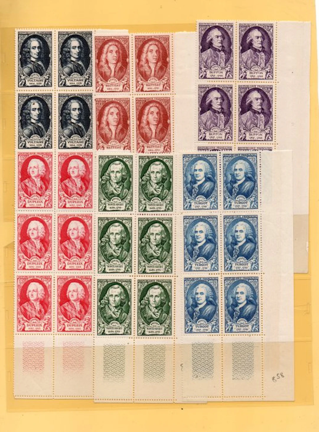 France 1948/1954 - New postal issues Nos