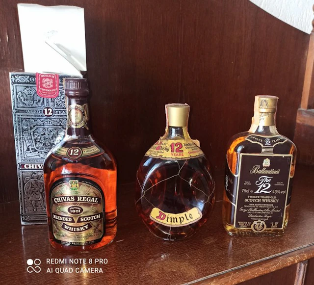 Chivas Regal 12yo + Ballantine's 12yo + Dimple 12yo - b