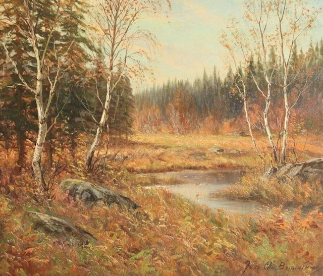 Jens Christian Bennedsen (1893-1967) - Forest in Autumn