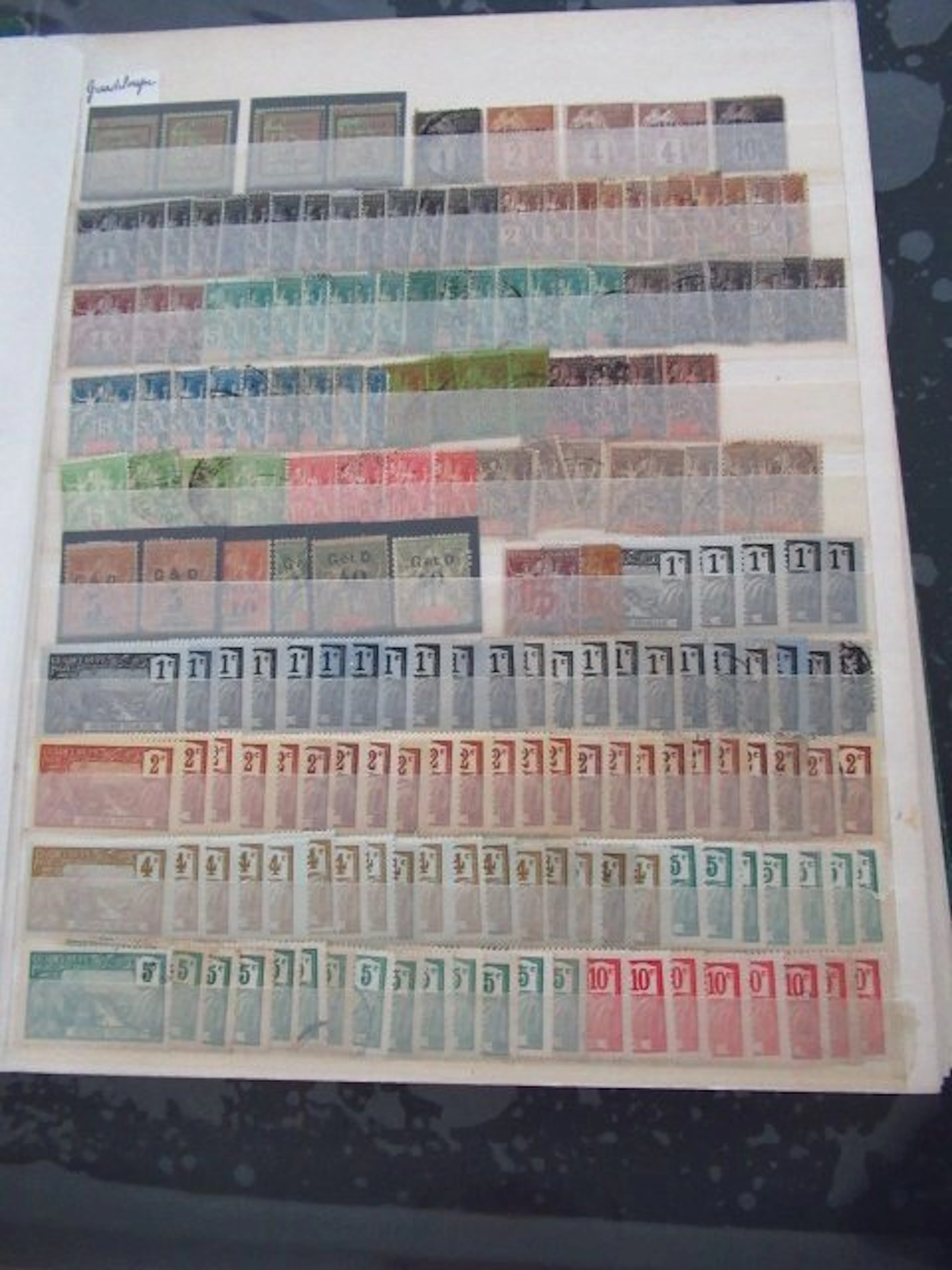 French Colony - collection de timbres