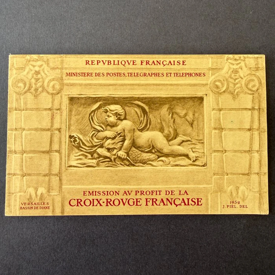 France - Red Cross booklet "1952" cancelled (fresh gum **). SUP.