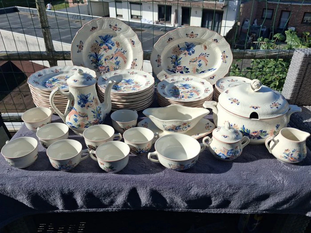 Keramis Boch - Table service for 12 - Ceramic - Large Boch La Louvière