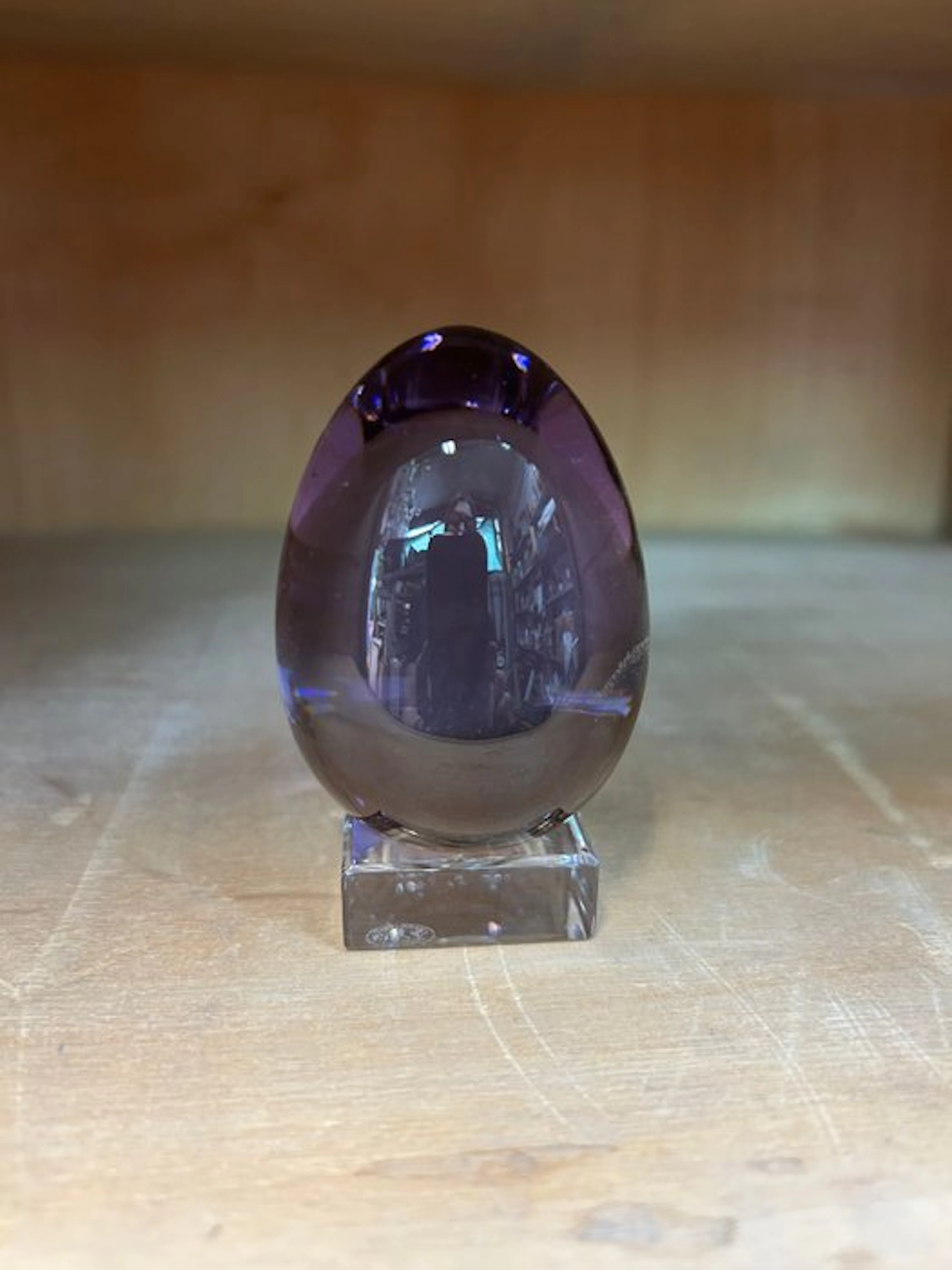 Baccarat - Sculpture, Uovo - 7 cm - Crystal