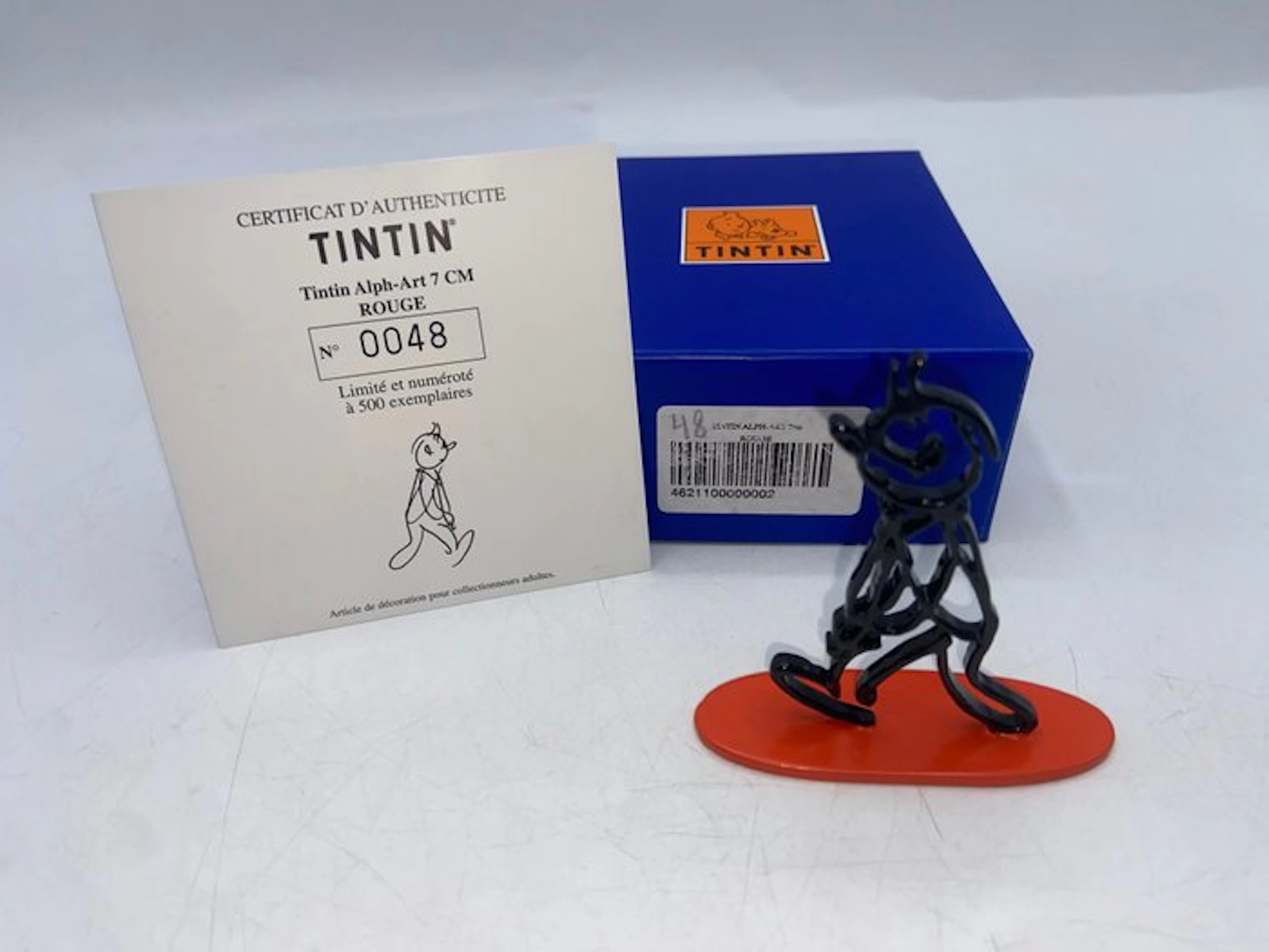 Moulinsart - Tintin - Alpha-Art 7 cm « Rouge » – Figurine...