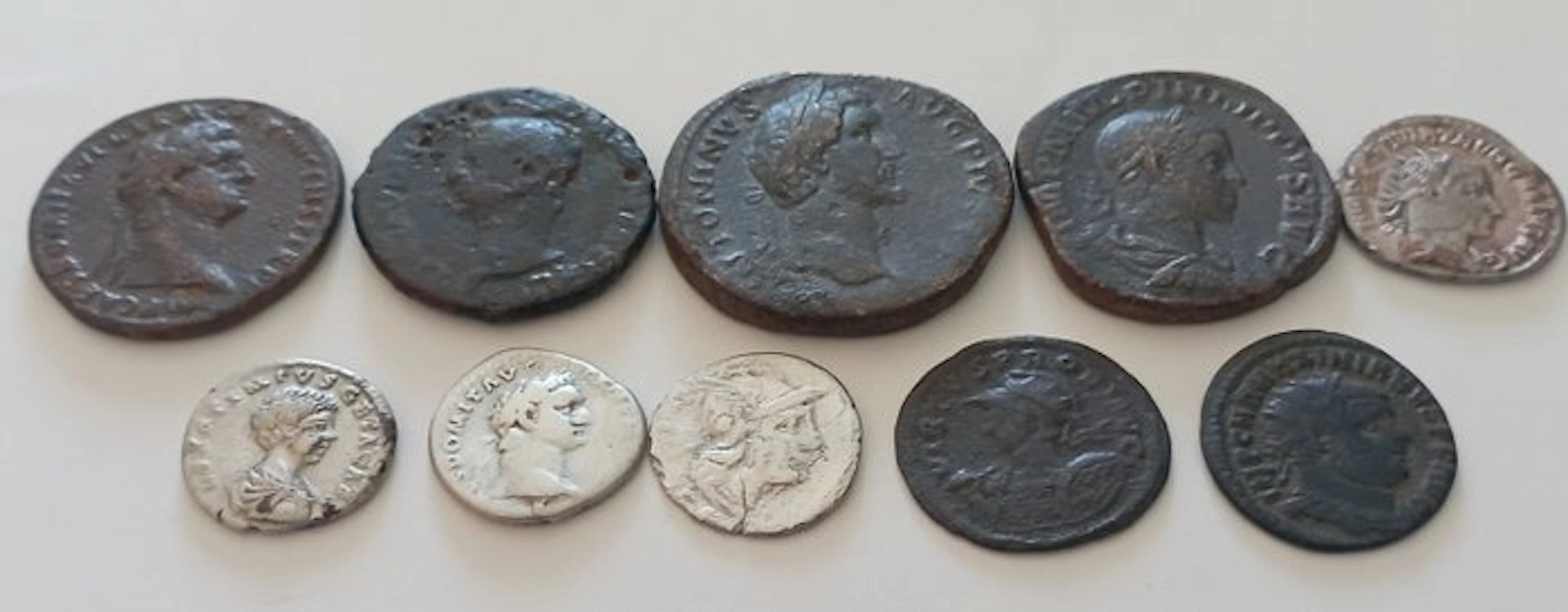 Roman Empire, Roman Republic Lot of 10 coi Dal 189 a. C. al 350 d. C.