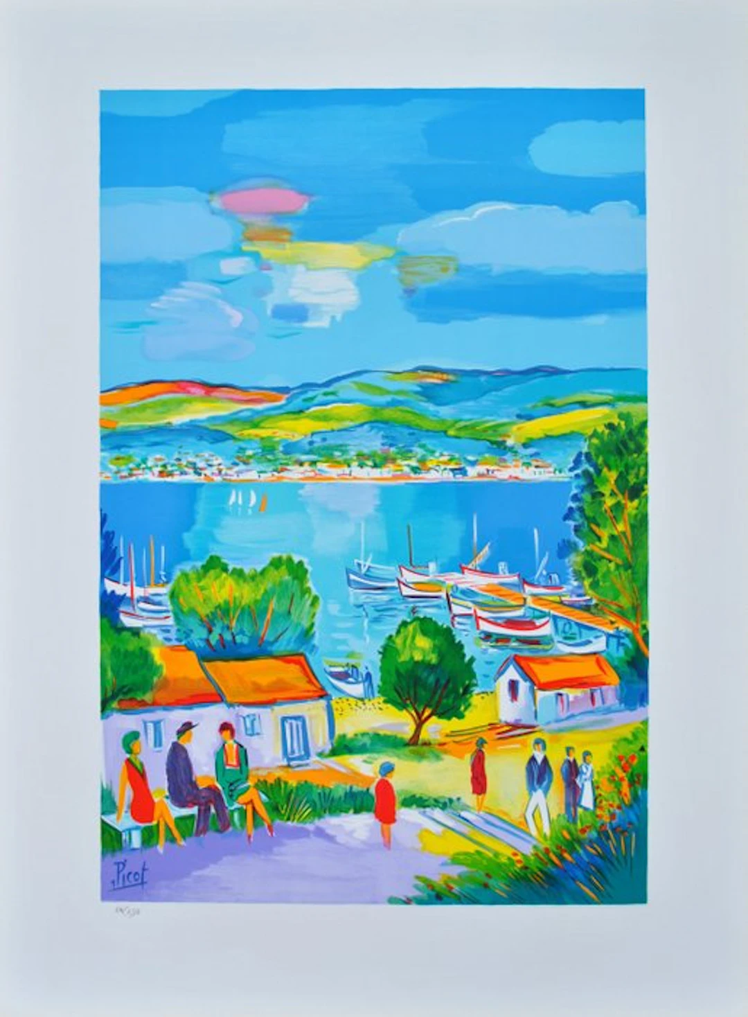 Jean-Claude Picot (1933-2020) - Petit port de Marseille