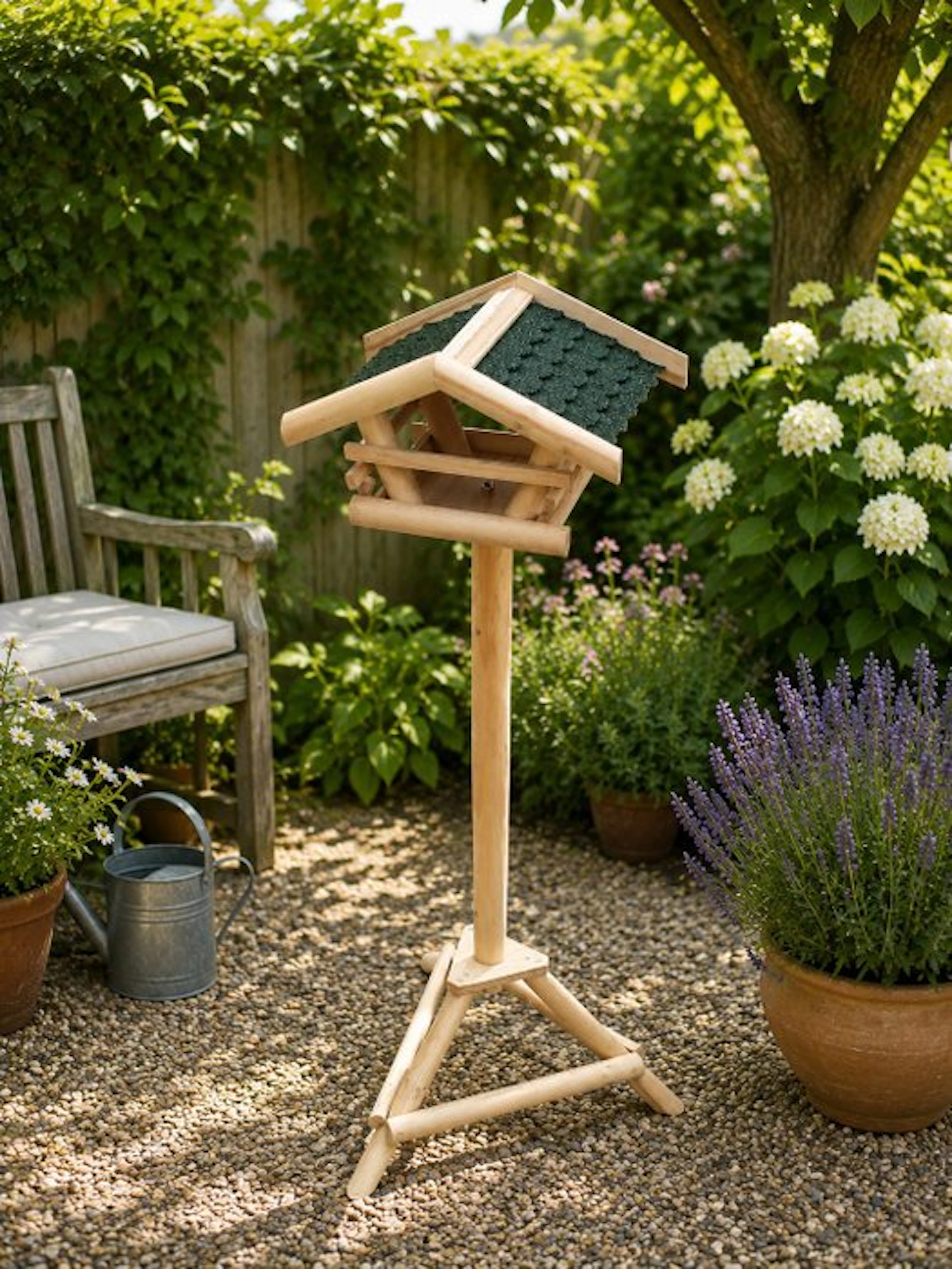 Decorative ornament - bird feeder house