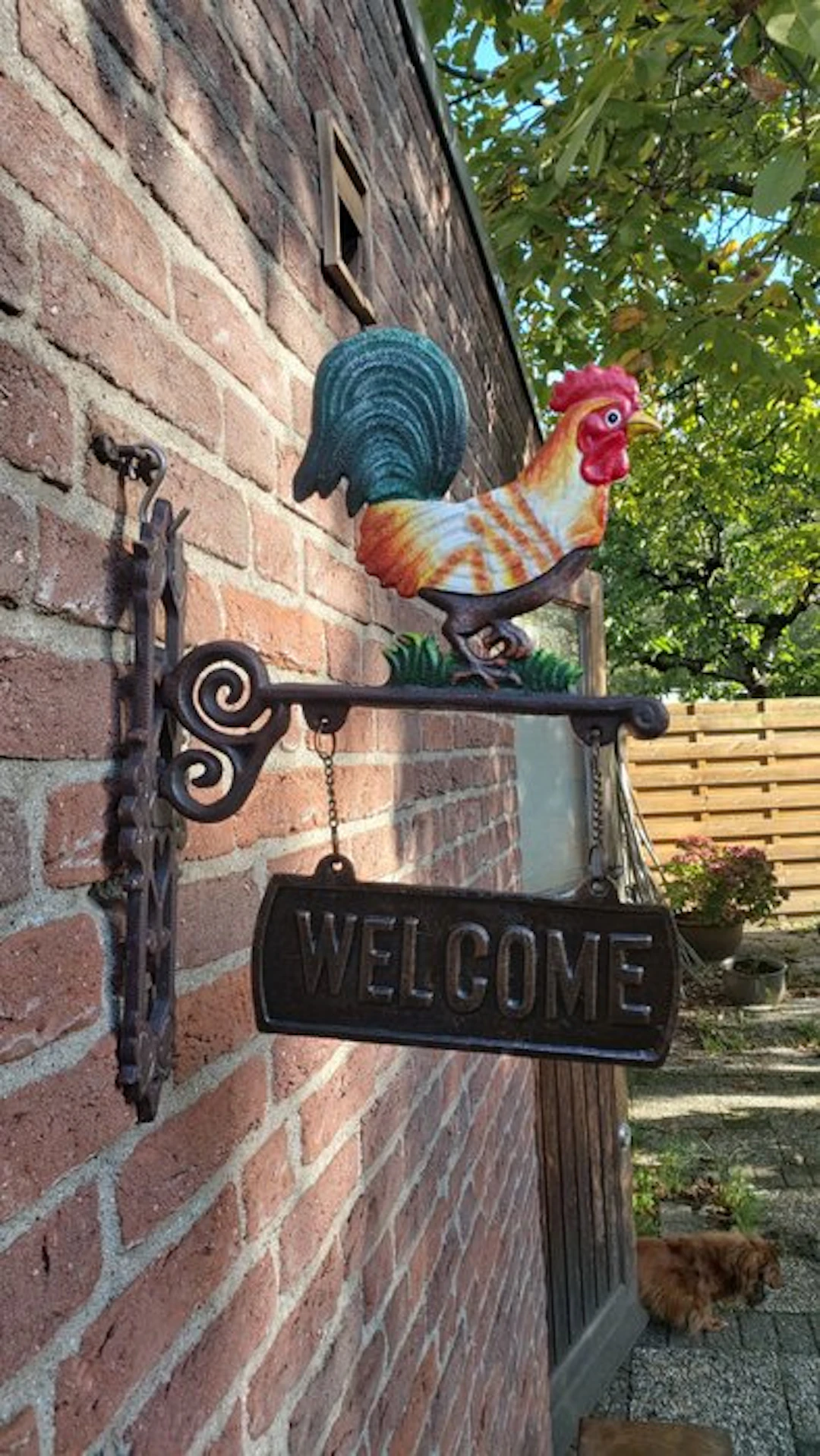 Welcome - Advertising sign - Metal
