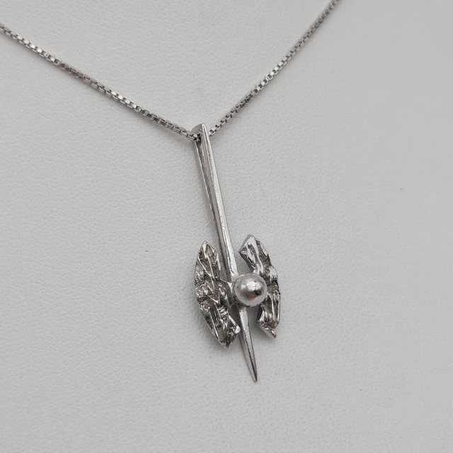 No reserve price - Necklace with pendant Silver - Hans Christian Østrem OXO