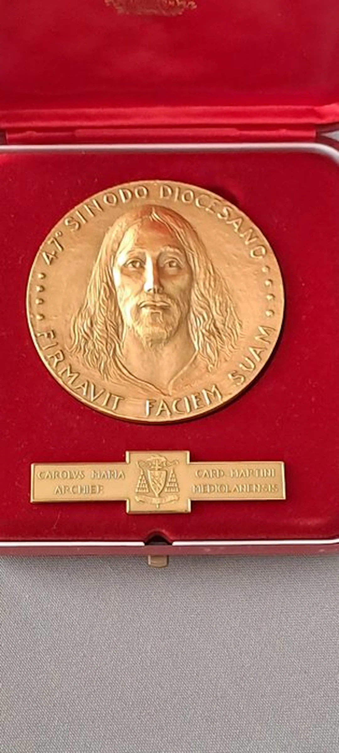 Italy. Historical Medal 1993-1995 Sinodo Diocesano opus...