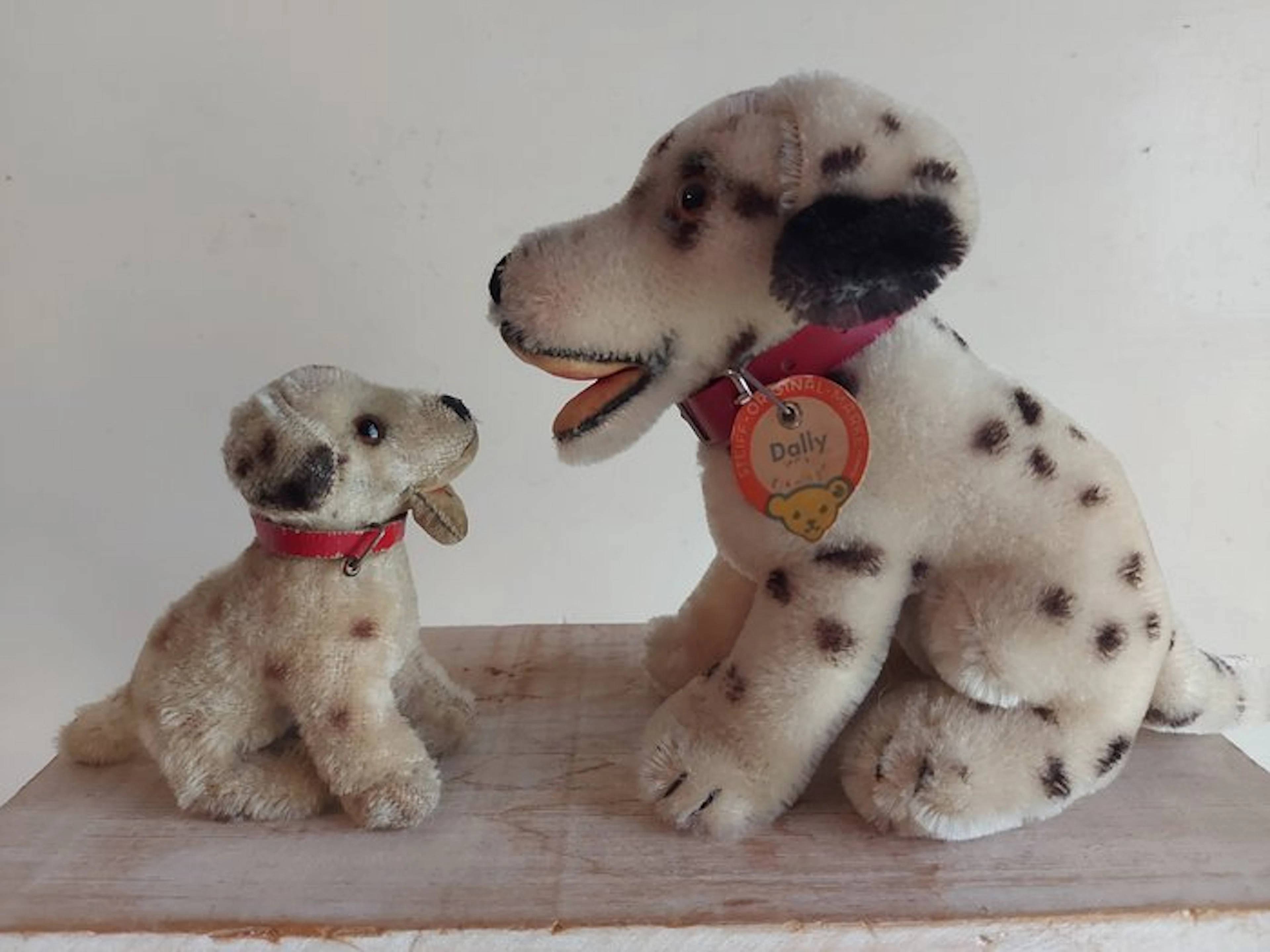 Steiff - Plush animal 2 x STEIFF Dalmatier hond
