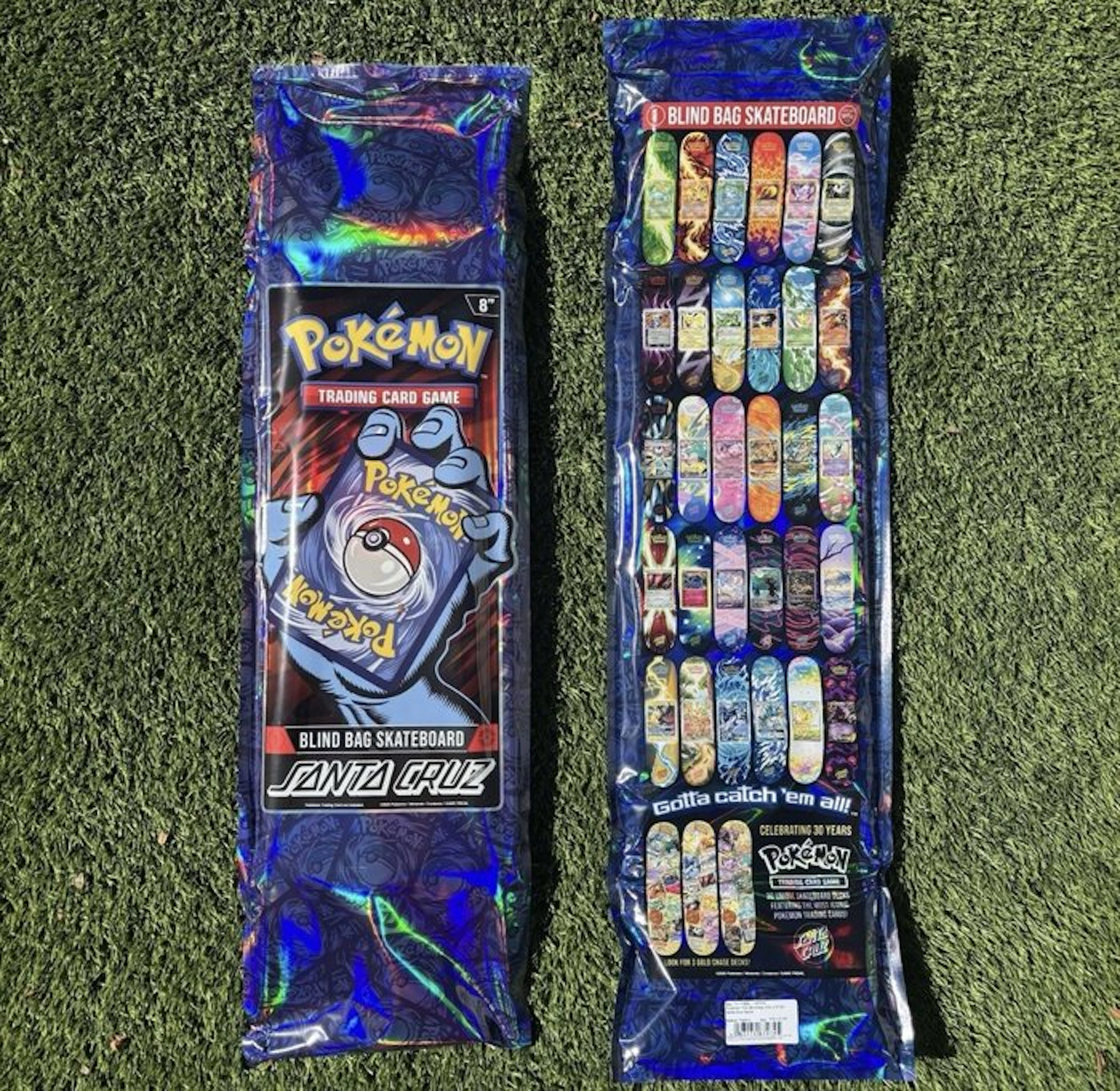 Pokémon - 1 Booster pack - Santa cruz x Pokemon 2026 Skateboard Blind Bag