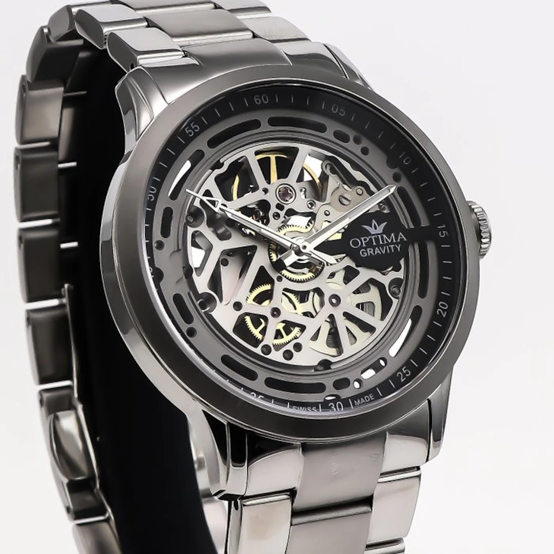 Optima - SKELETON MODEL Gravity Swiss automatic...