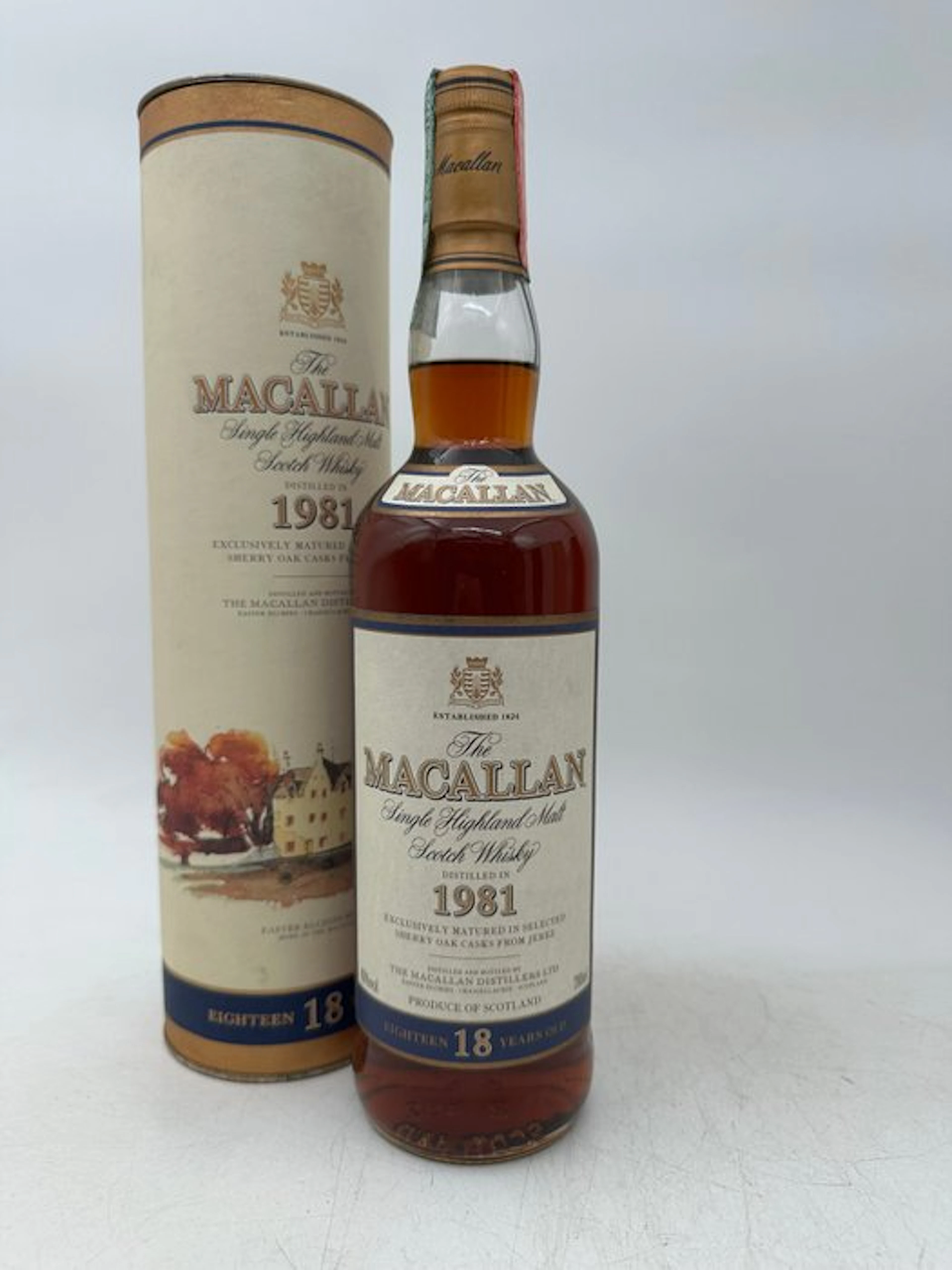 Macallan 1981 18 years old Sherry Oak Casks - 700ml