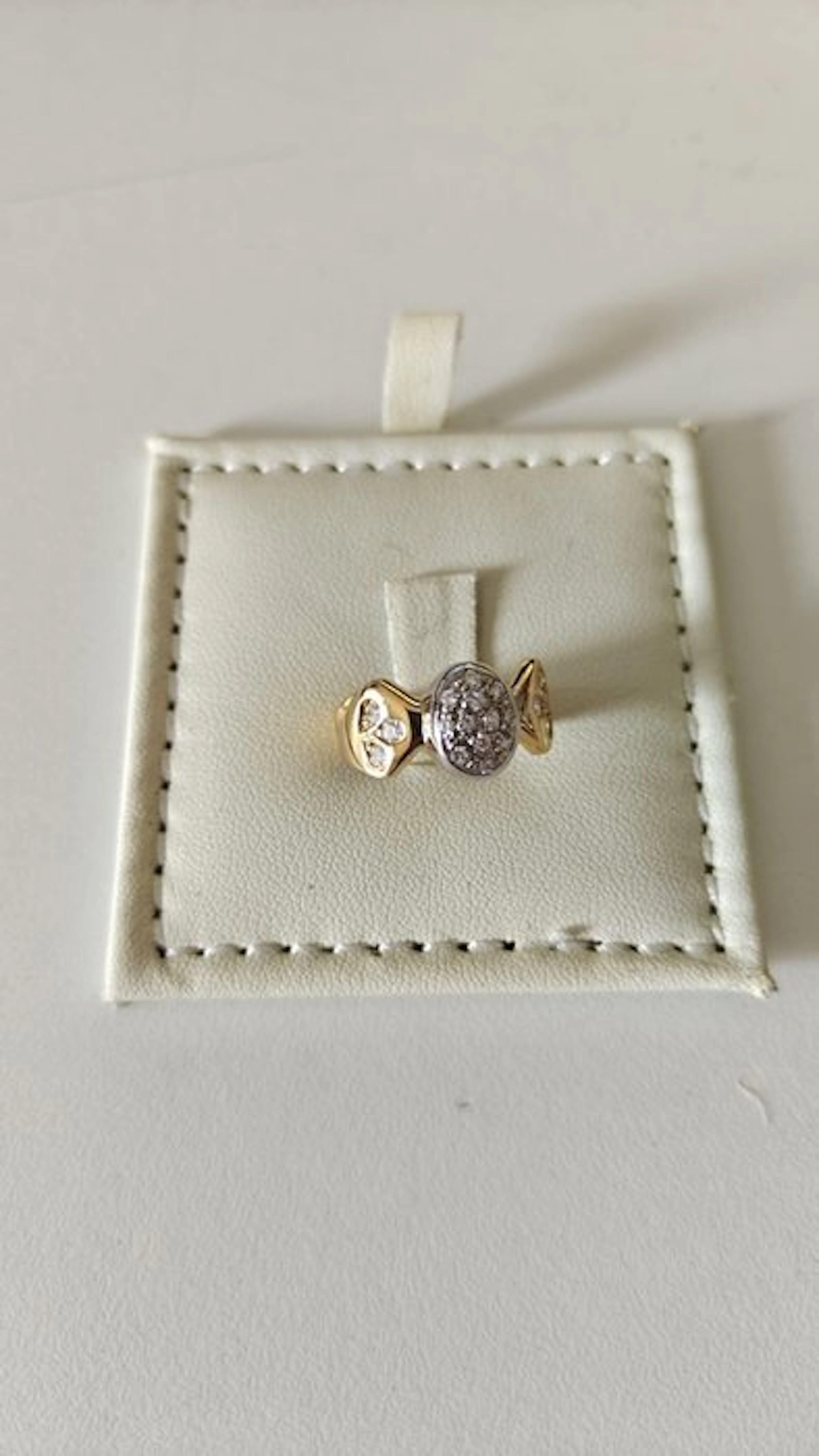 Ring - 18 kt. Yellow gold Diamond (Natural)