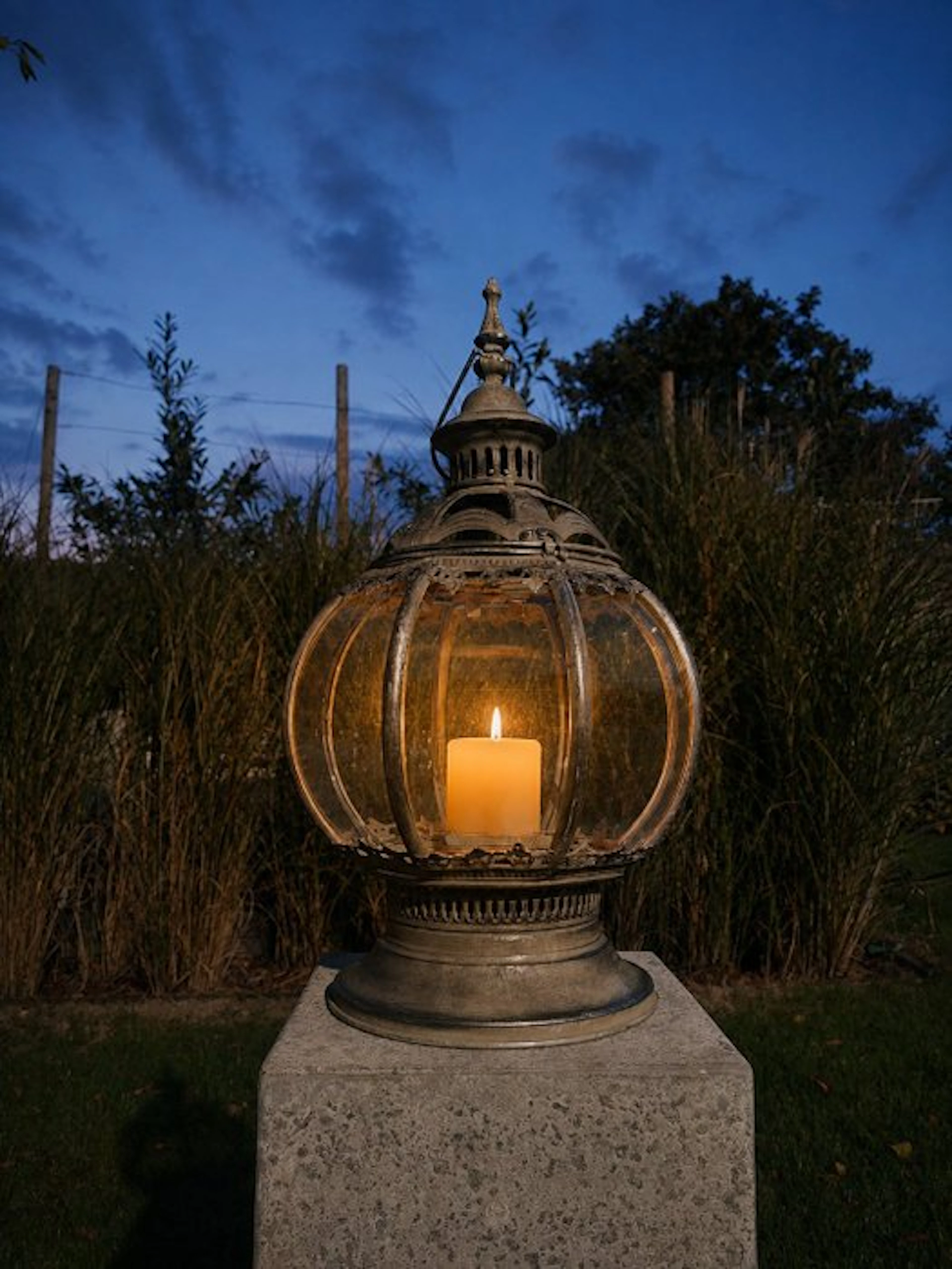 Lantern - Glass, Metal