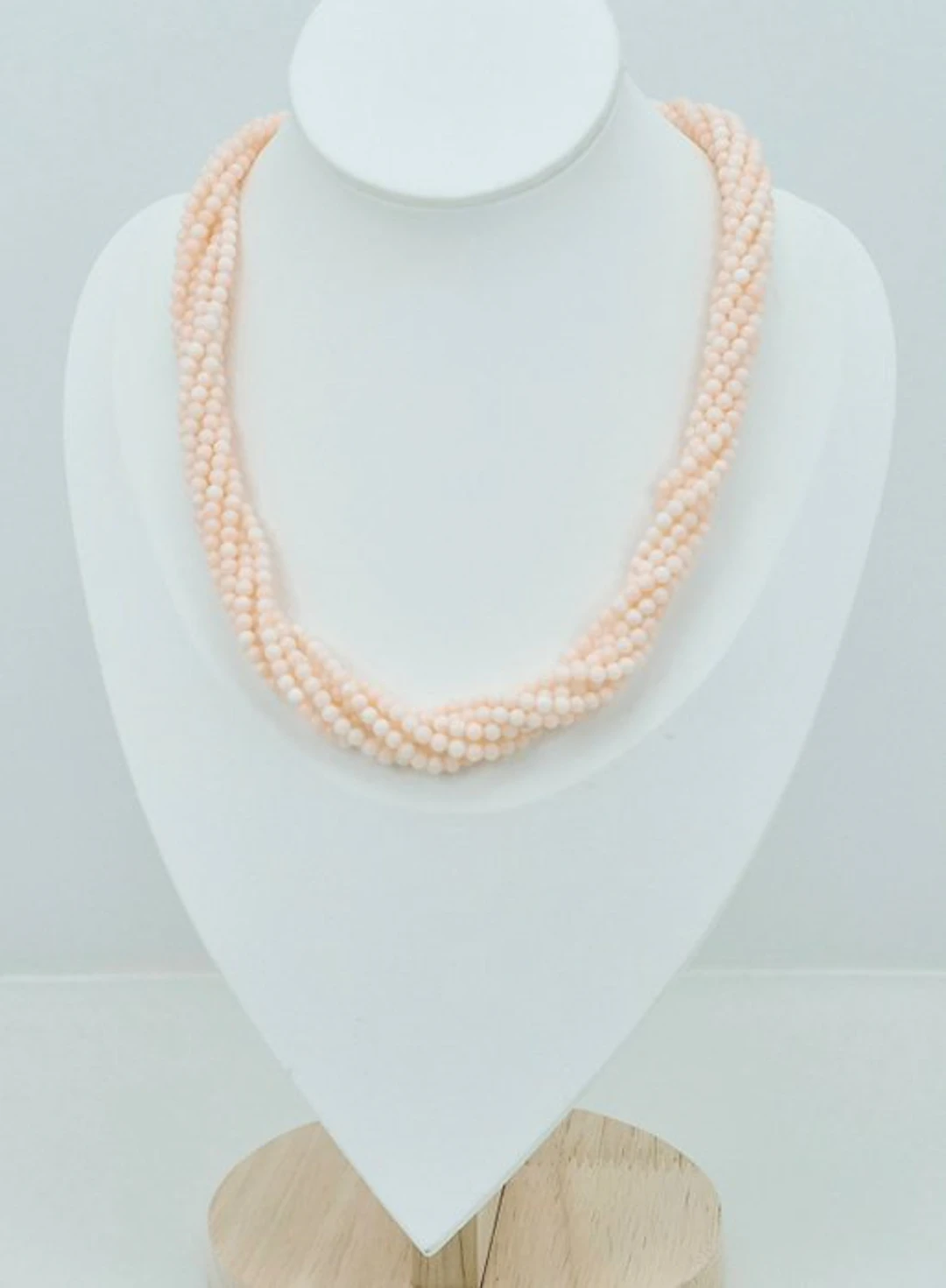 Coral - Silver, Gold-plated - Necklace - PINK CORAL