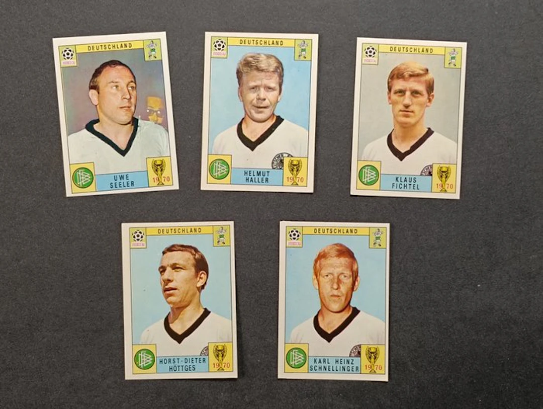 Panini Mexico 70 - 5 Figurine Germania Ovest - Seeler