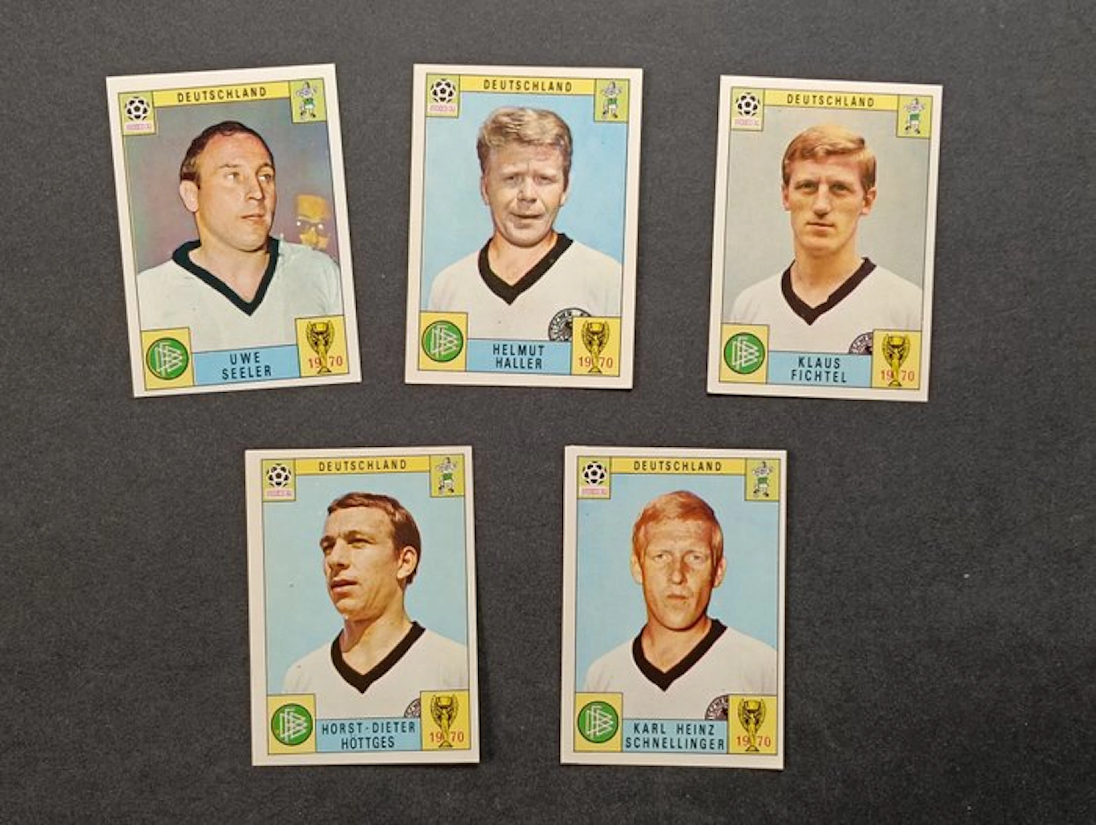 Panini Mexico 70 - 5 Figurine Germania Ovest - Seeler