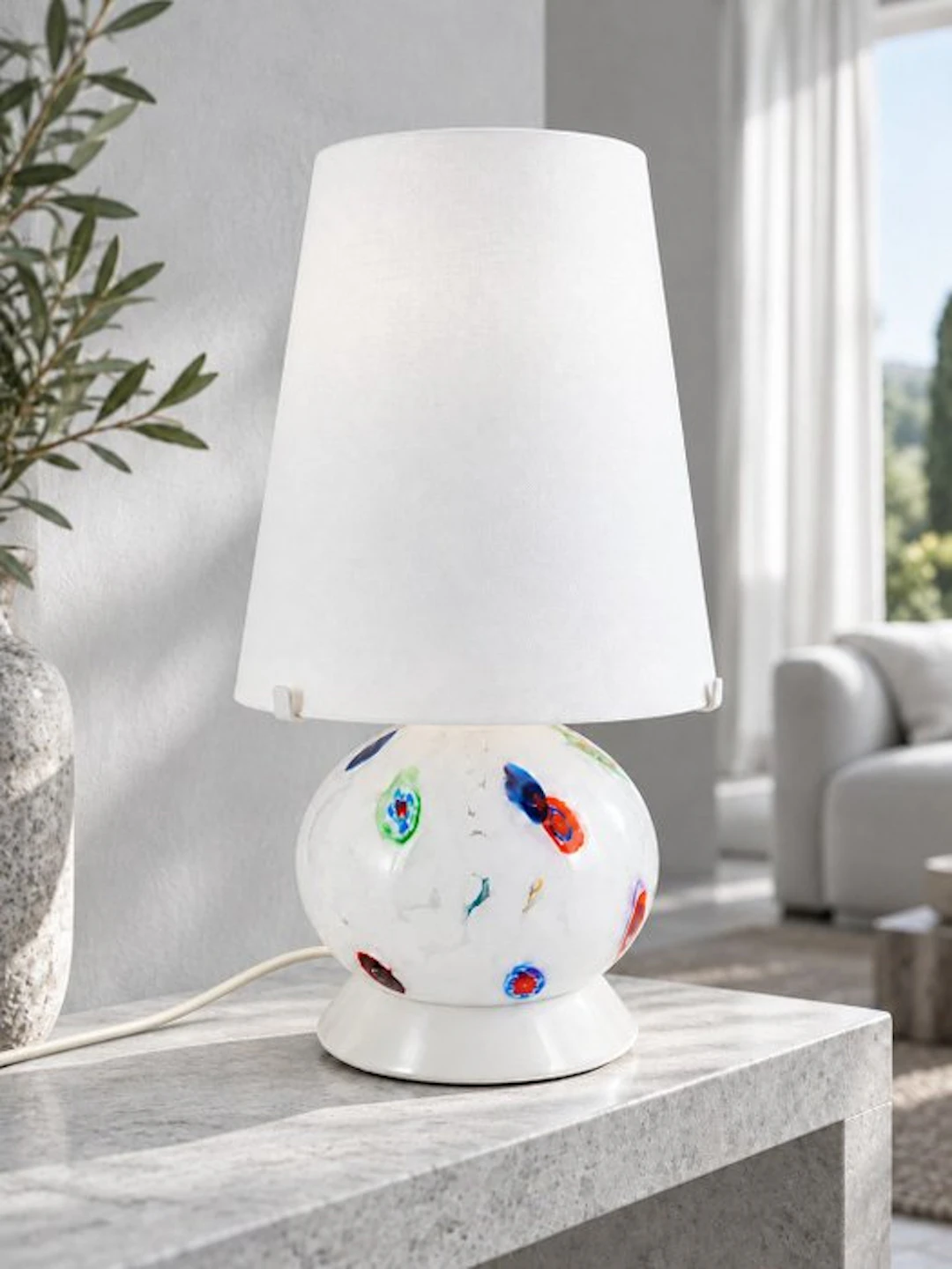 Table lamp - Murano glass - table lamp