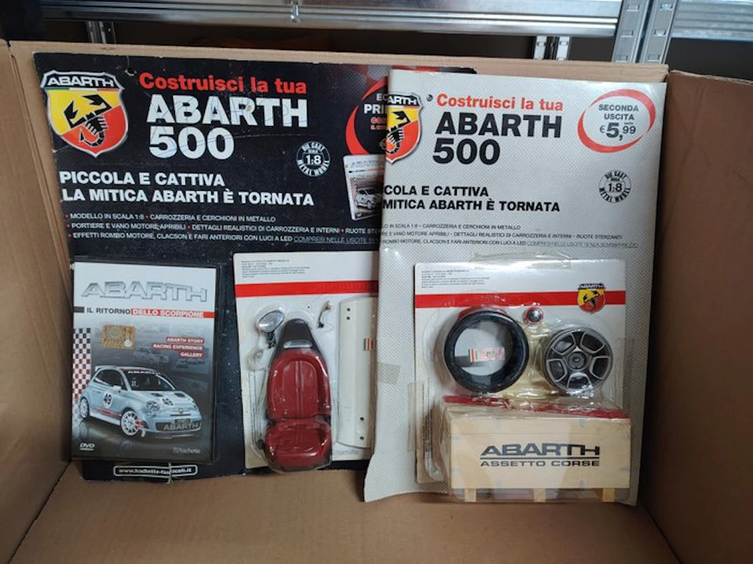 Hachette 1:8 - Model sports car (82) - FIAT 500 Abarth