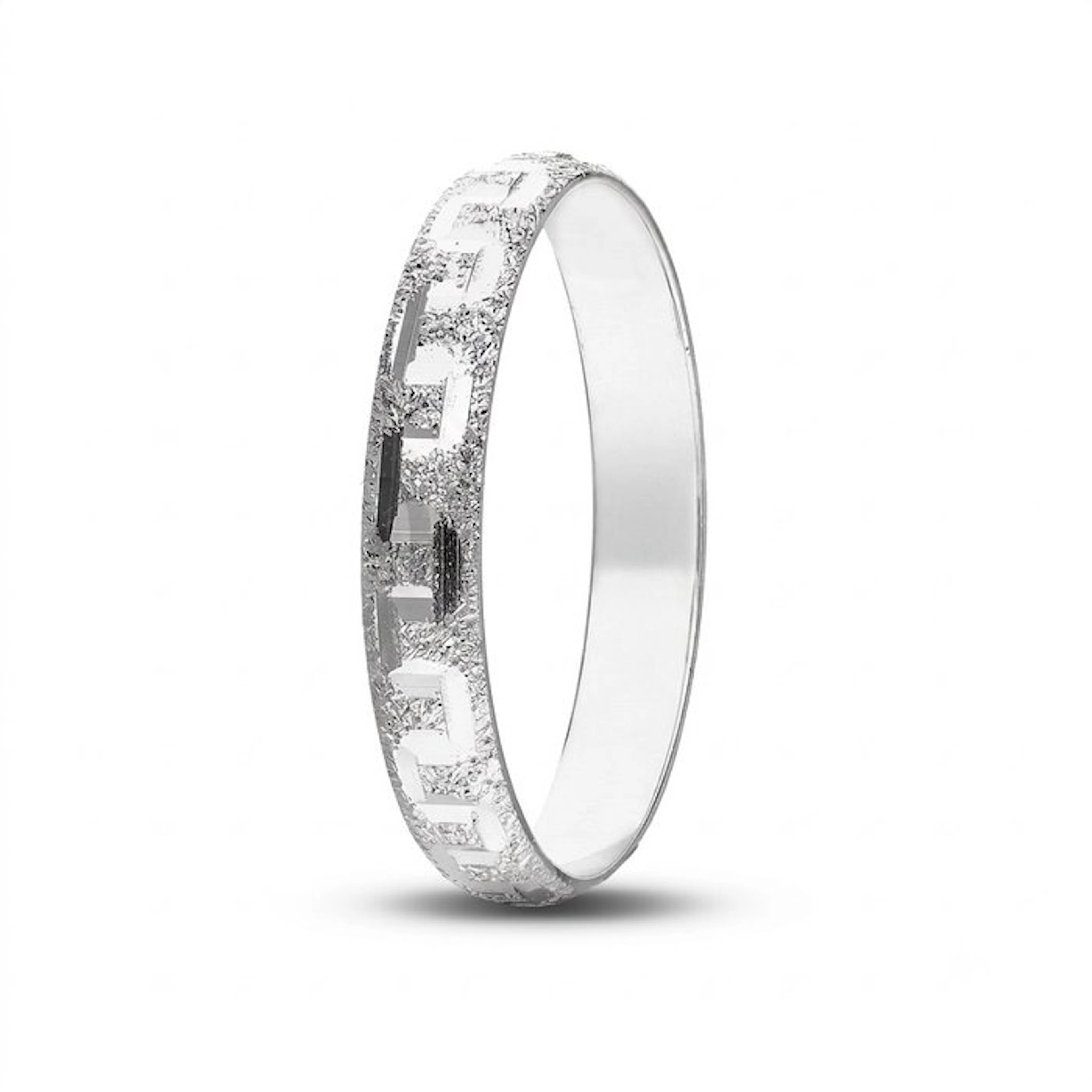 Wedding ring - 18 kt. White gold - 18-karat gold wedding band, 1.70 g