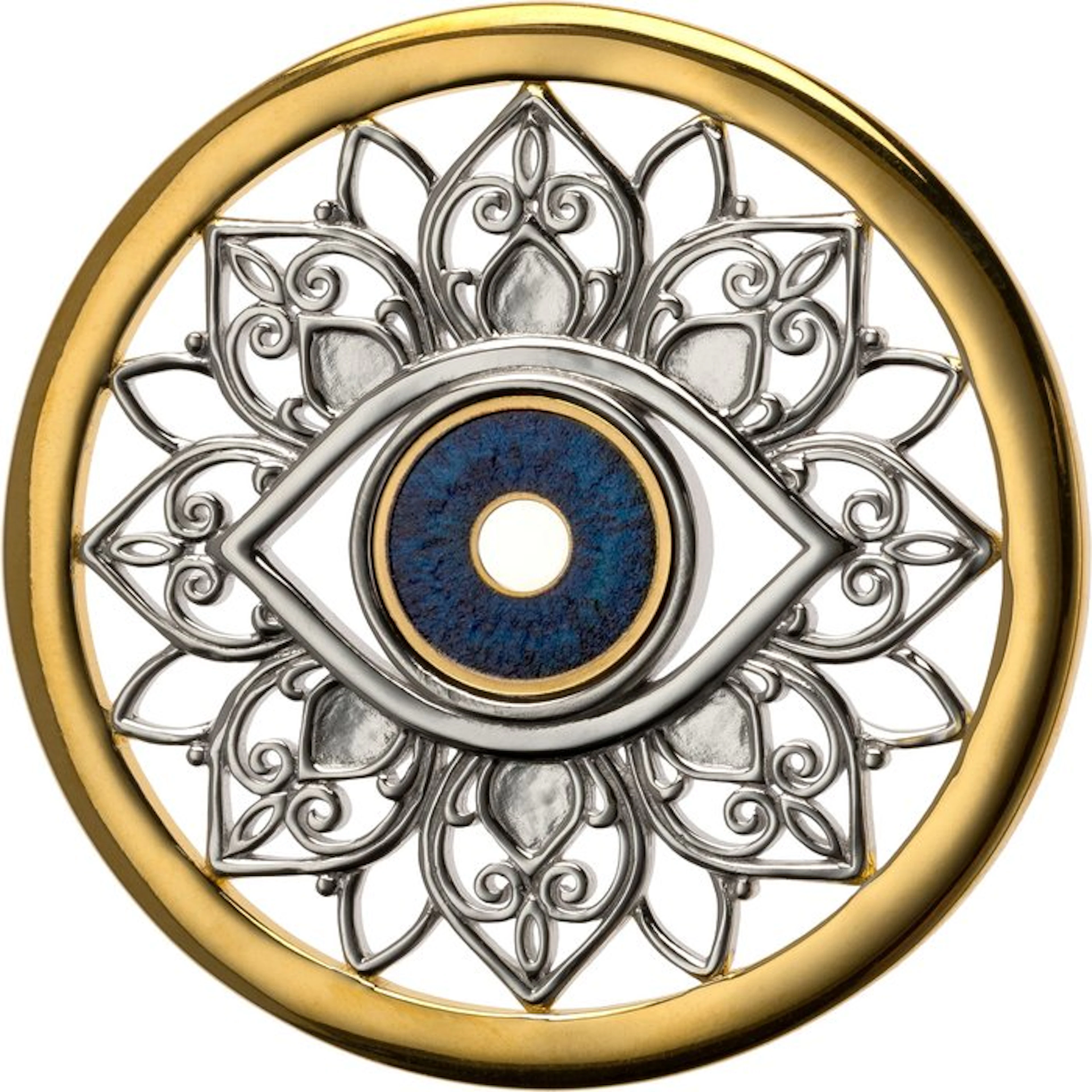 Barbados. 10 Dollars 2024 Protecting Eye Symbols of Life, (.999)