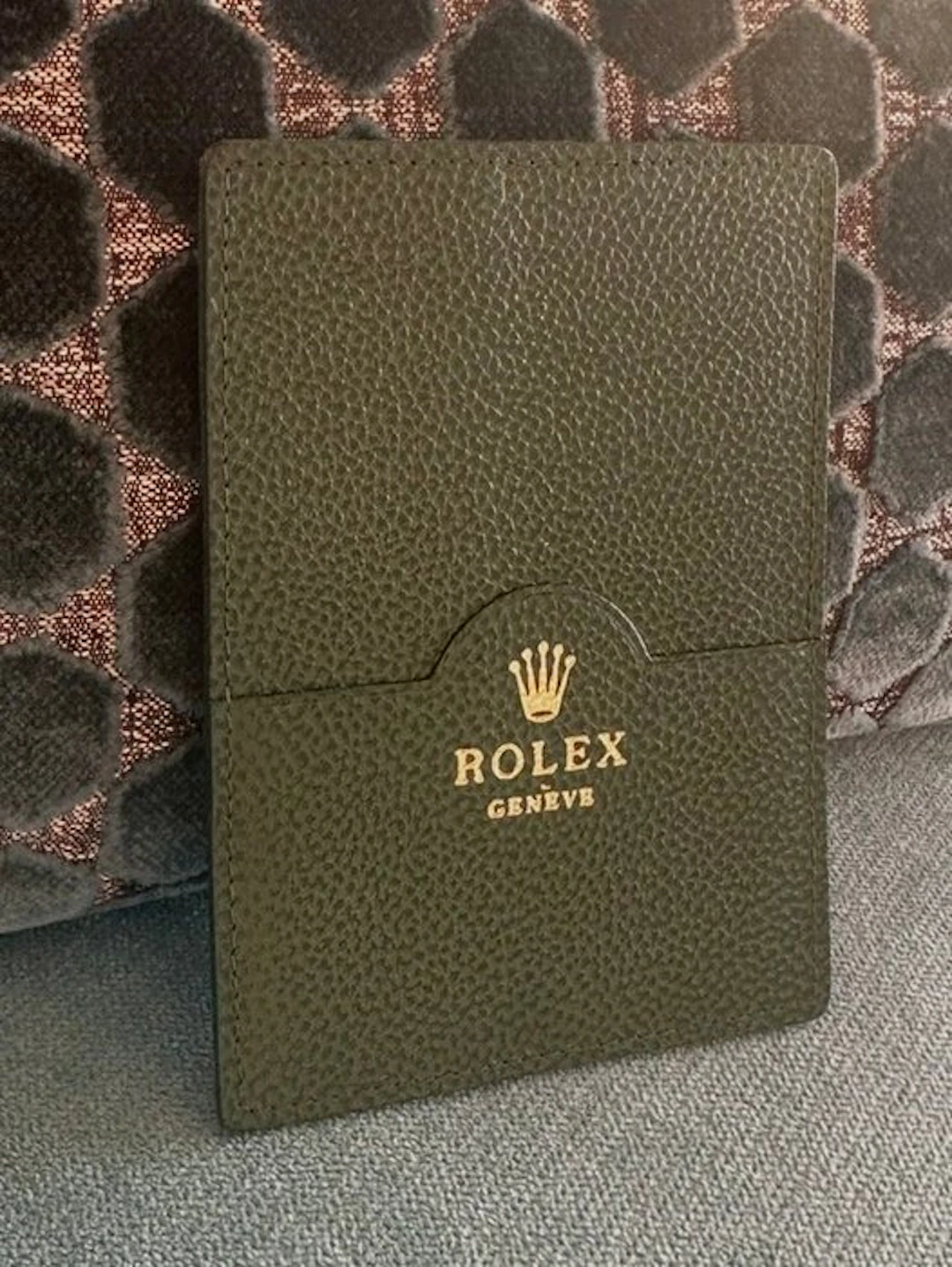 Rolex - “Green Special Motif” - credit card Holder - limited Edition
