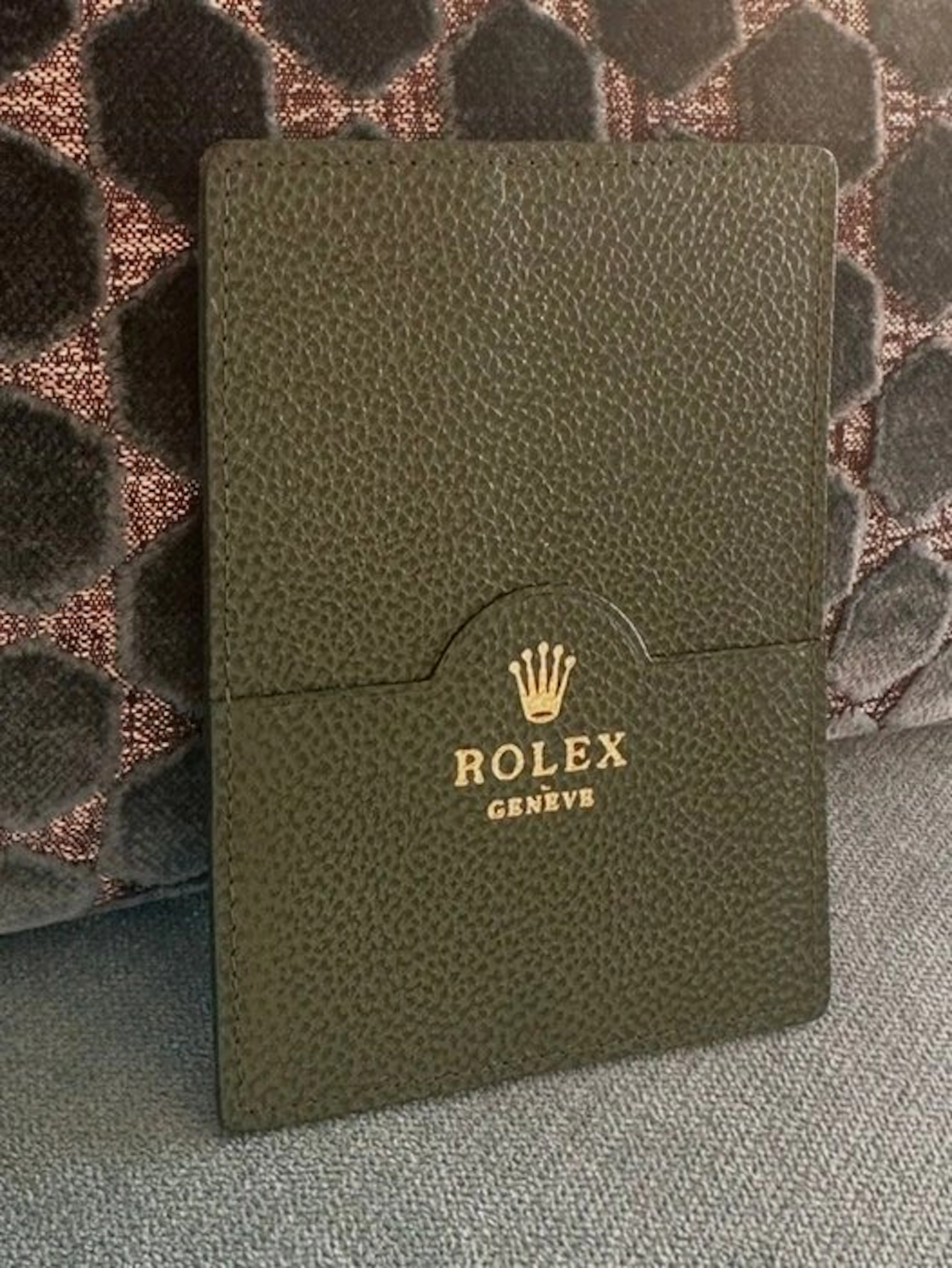 Rolex - “Green Special Motif” - credit card Holder - limited Edition