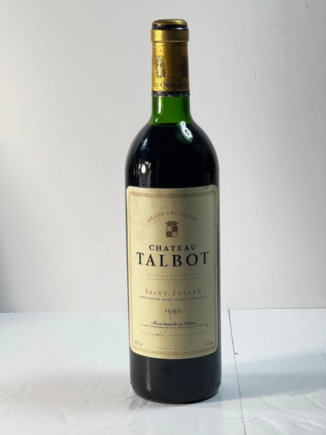 1986 Chateau Talbot - Saint-Julien 4ème Grand Cru Classé - 1 Bottle (0.75L)